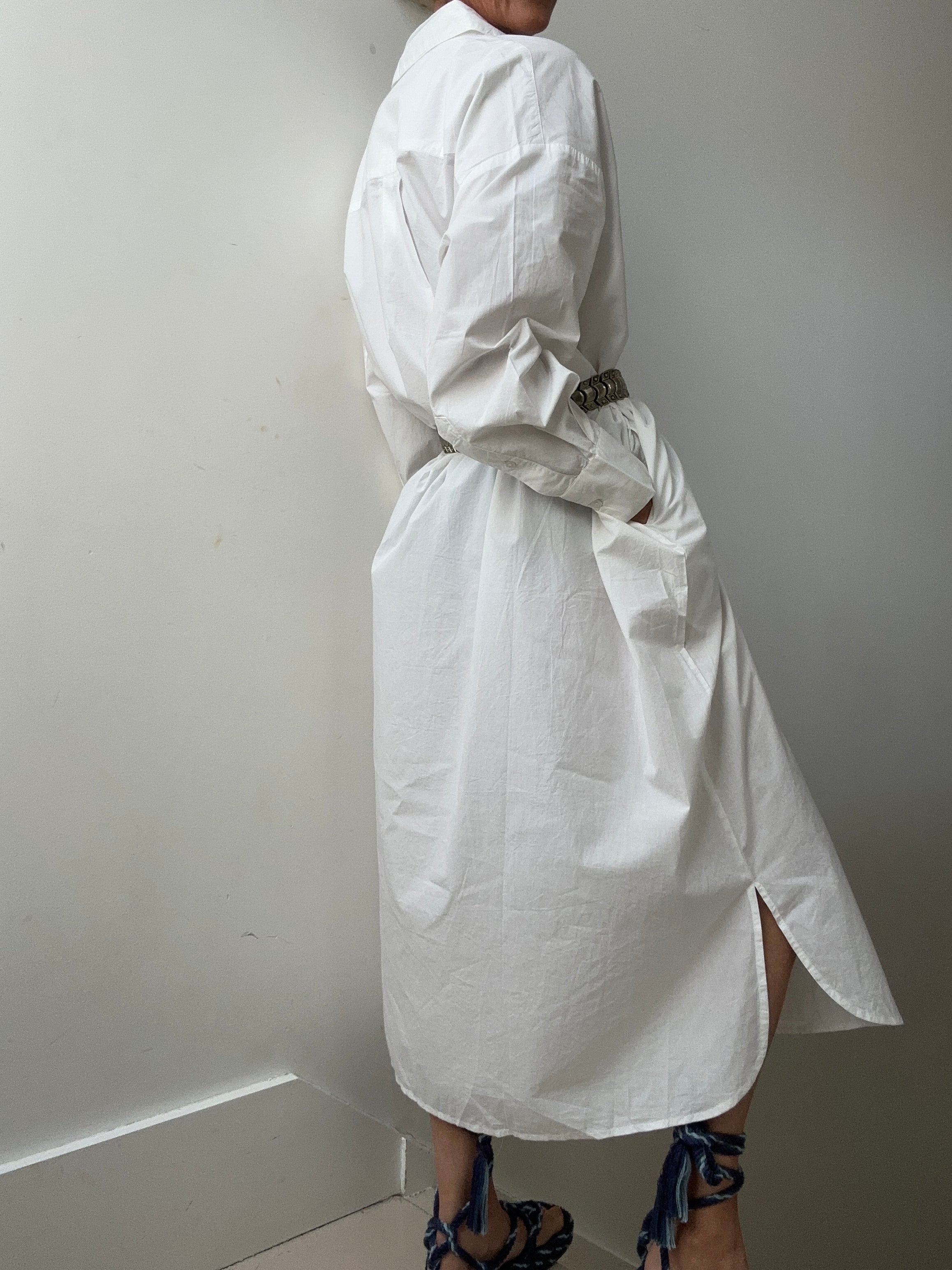 Skall Studio Edgar Shirtdress White | Dresses