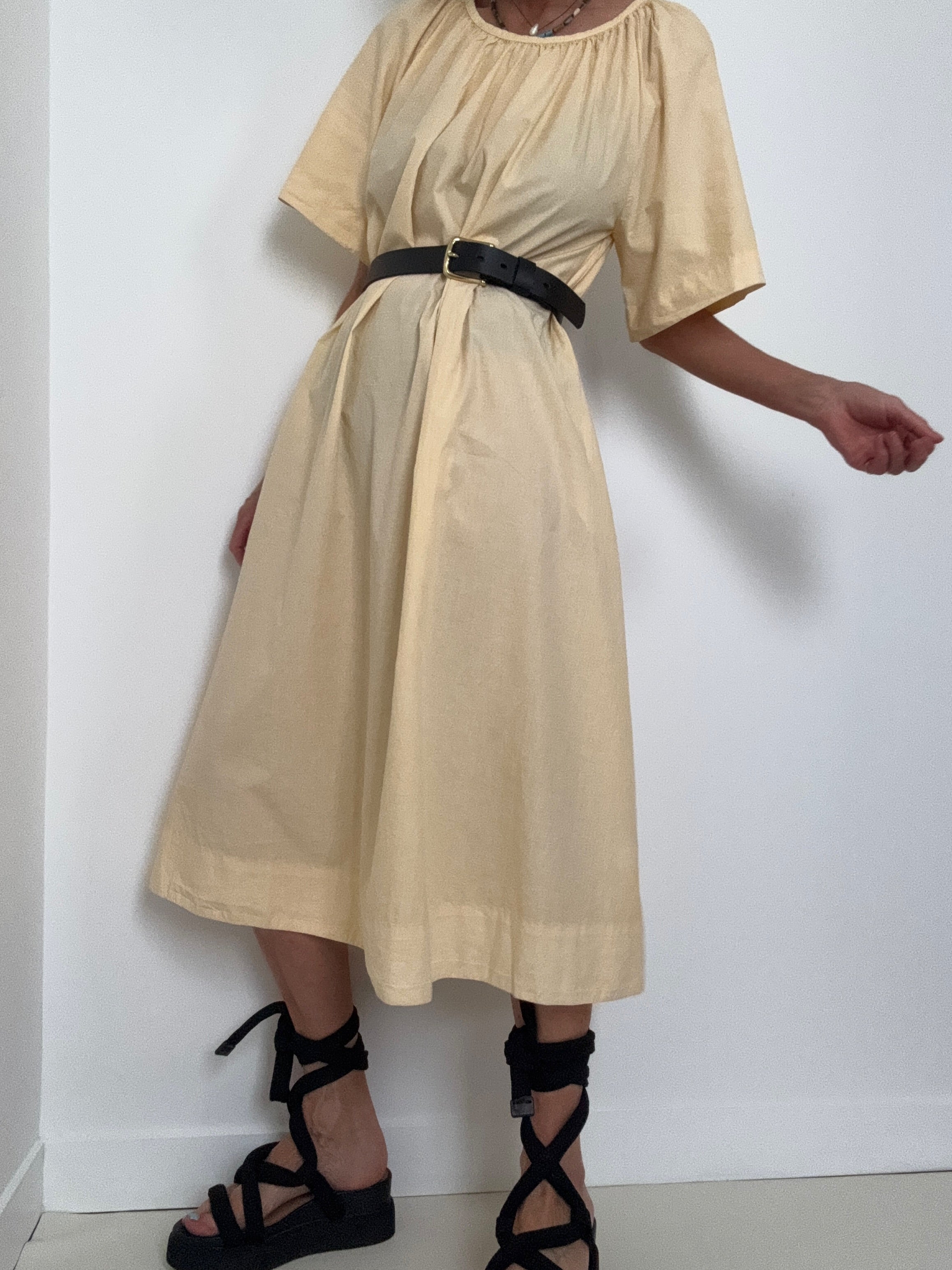 Skall Studio Loose Fit Dress Brulee | Dresses