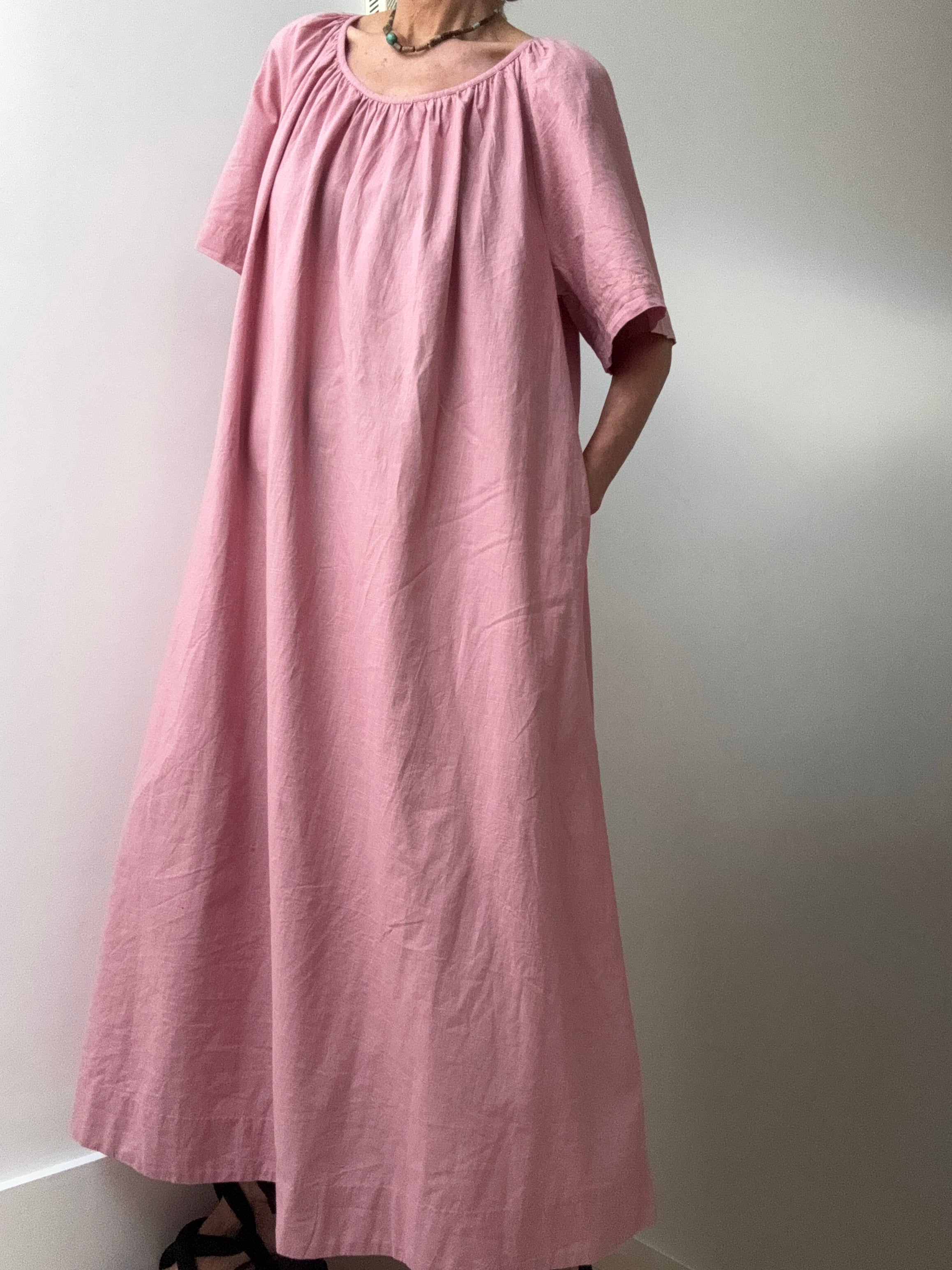 Skall Studio Dresses Skall Studio Loose Fit Dress Raspberry