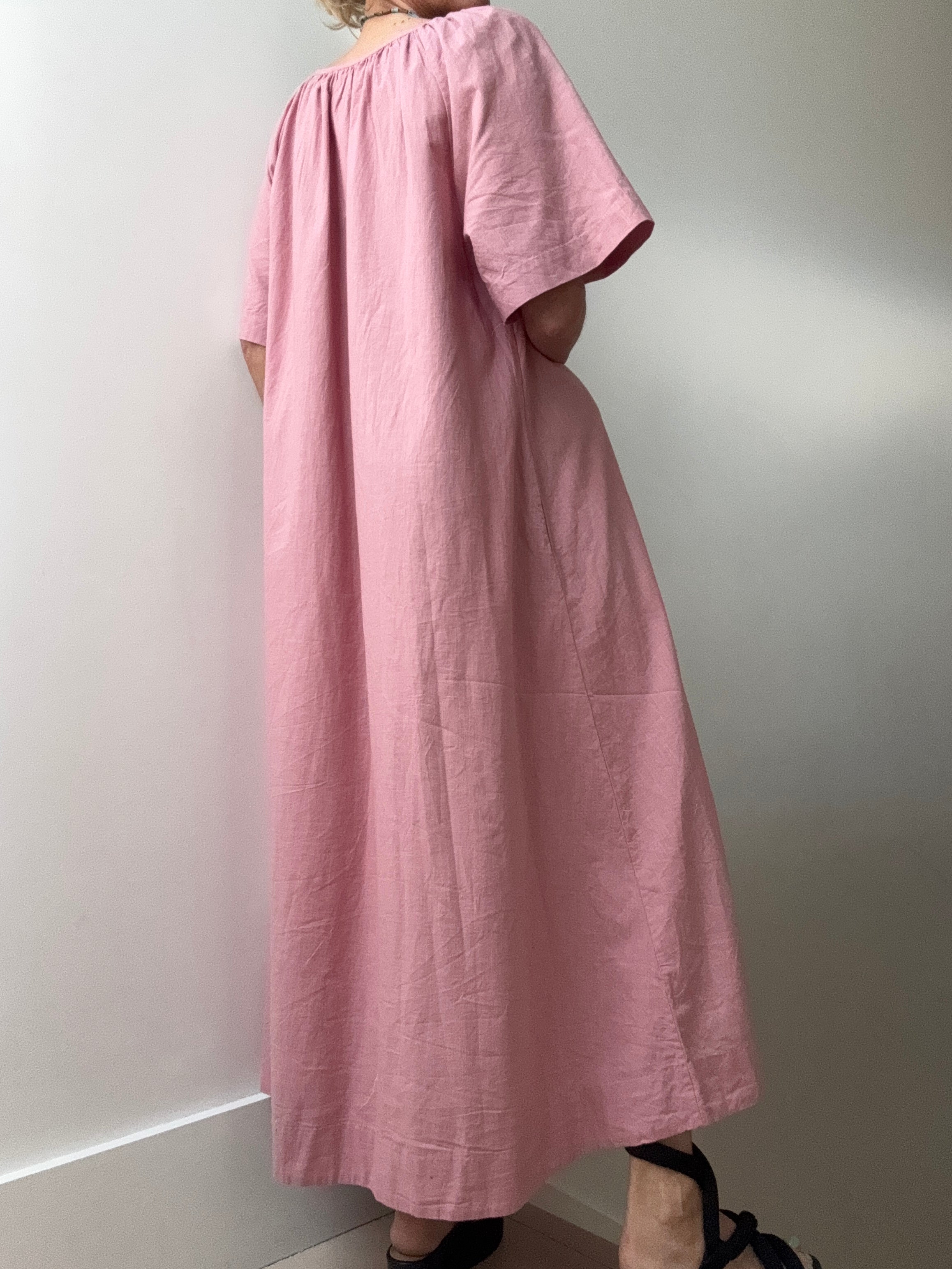 Skall Studio Dresses Skall Studio Loose Fit Dress Raspberry