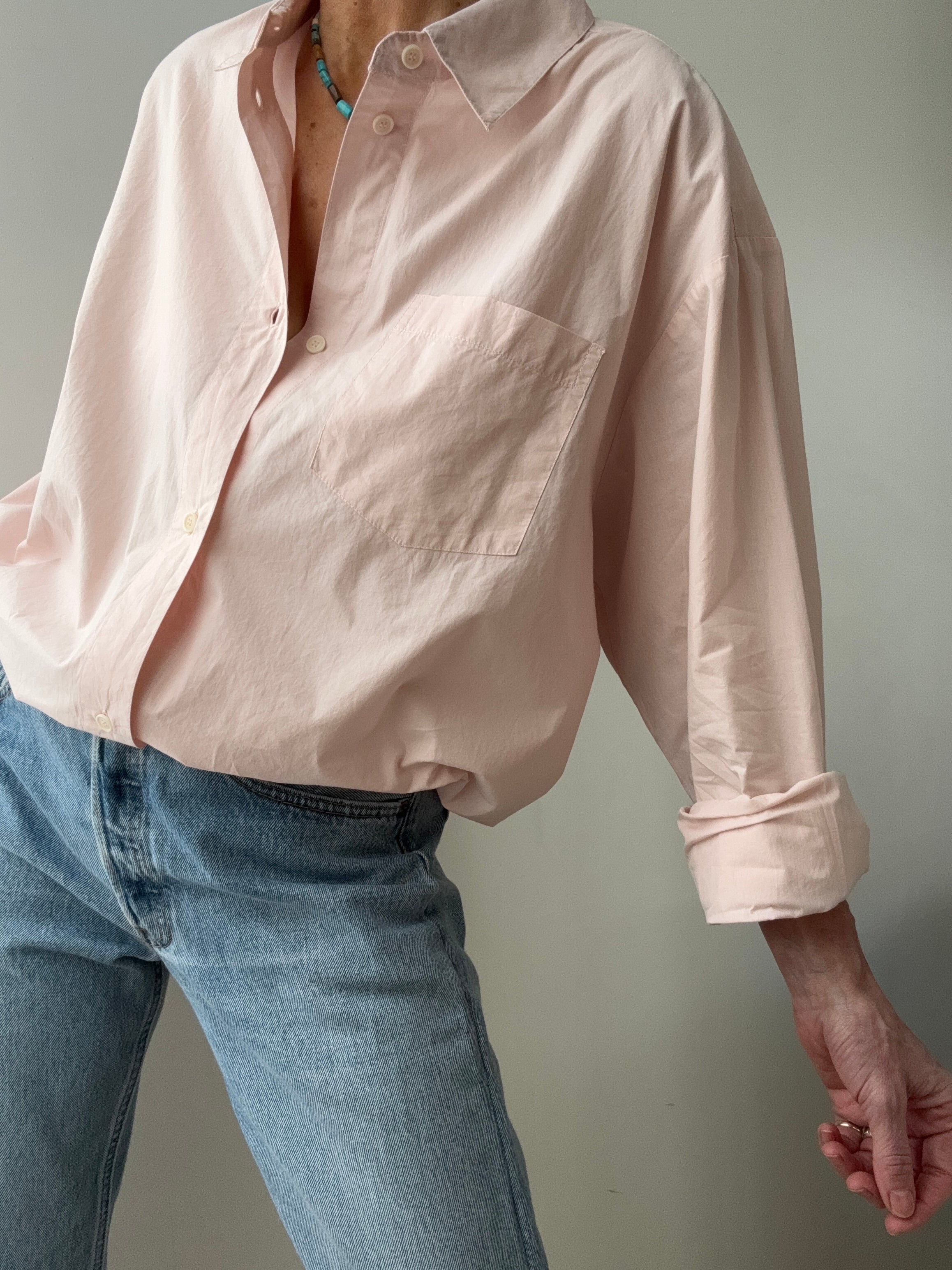 Organic Cotton Edgar Shirt Blossom Pink | Shirts