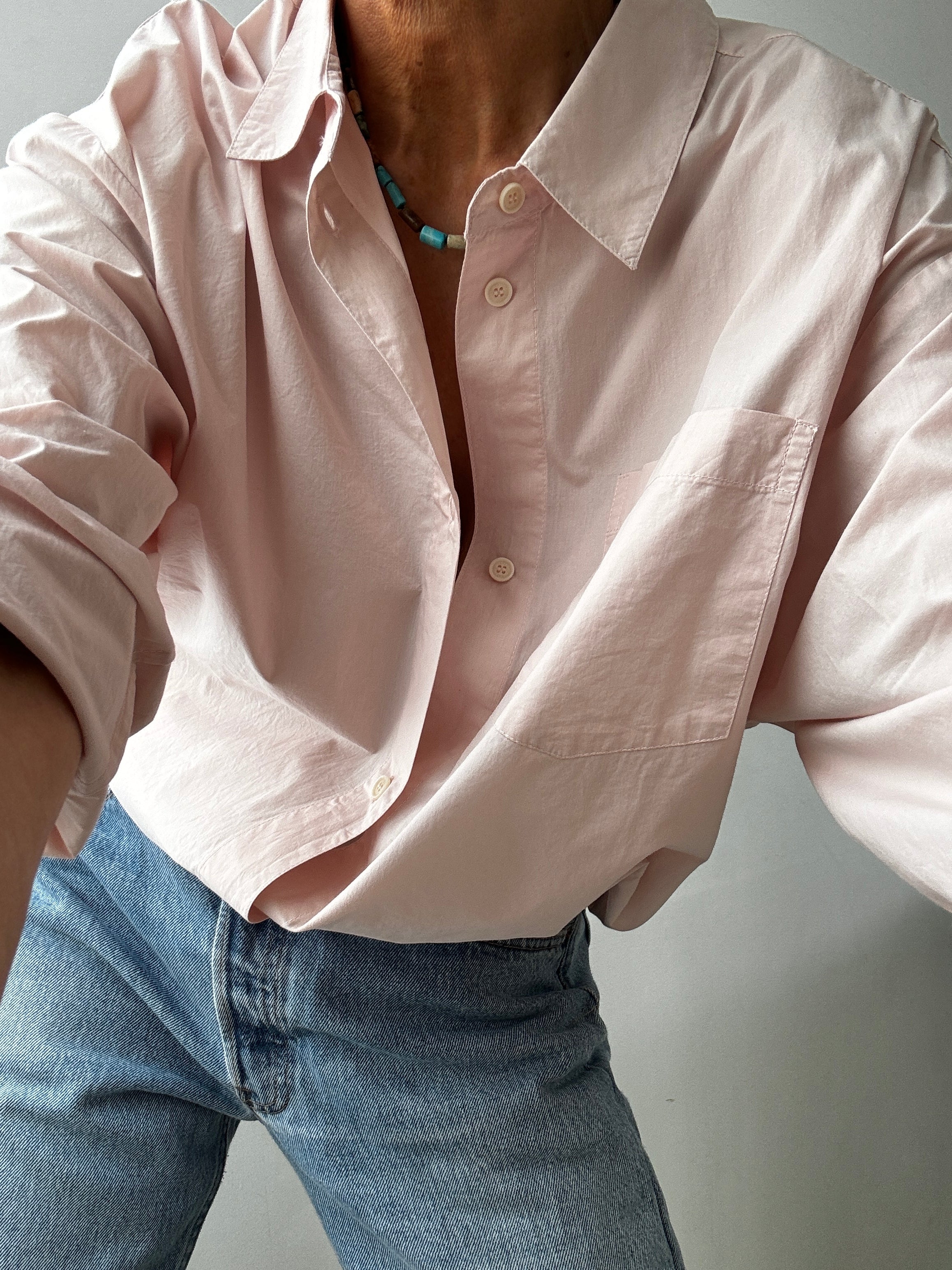 Organic Cotton Edgar Shirt Blossom Pink | Shirts