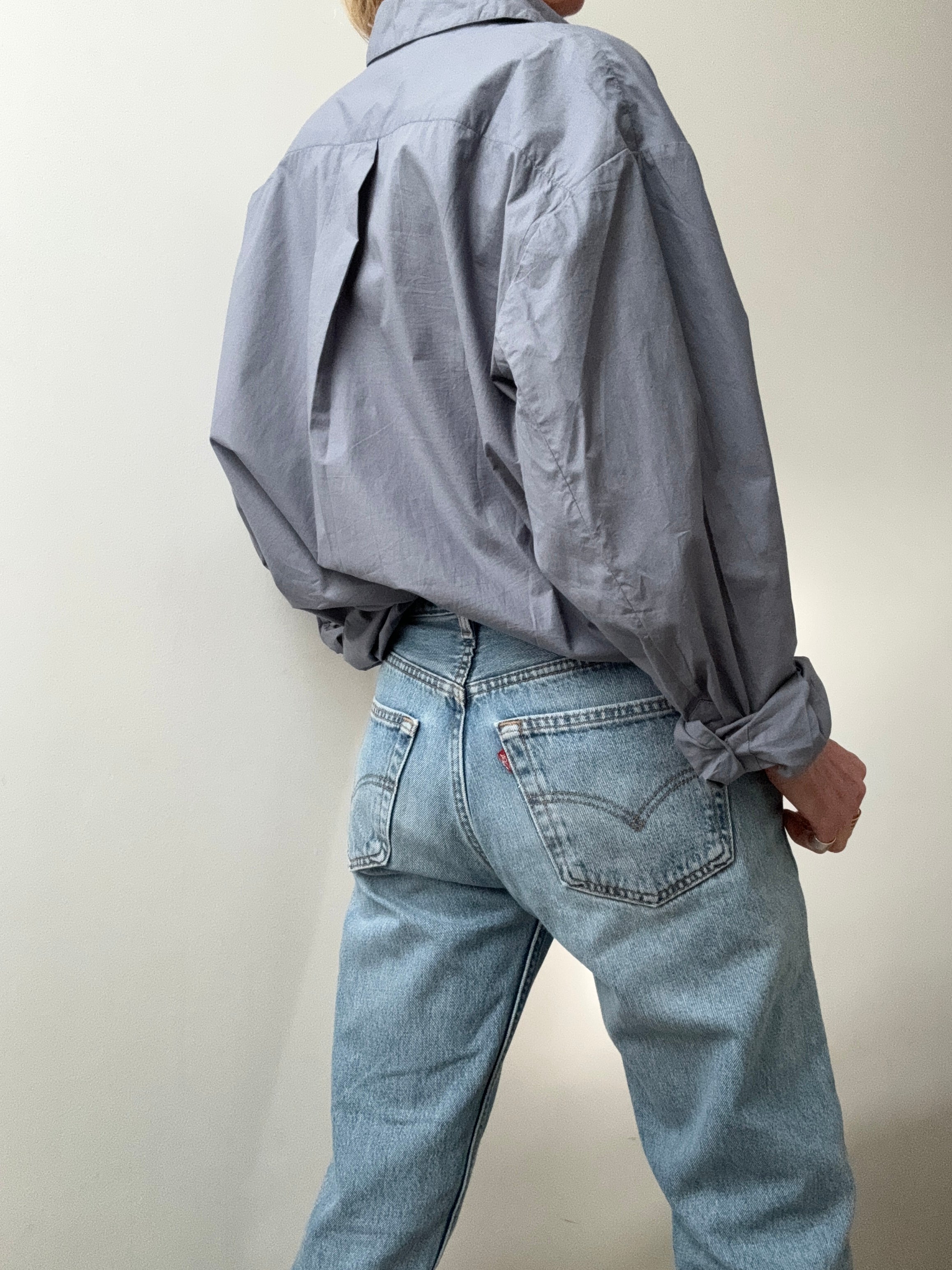 Organic Cotton Edgar Shirt Cloud Grey | Shirts