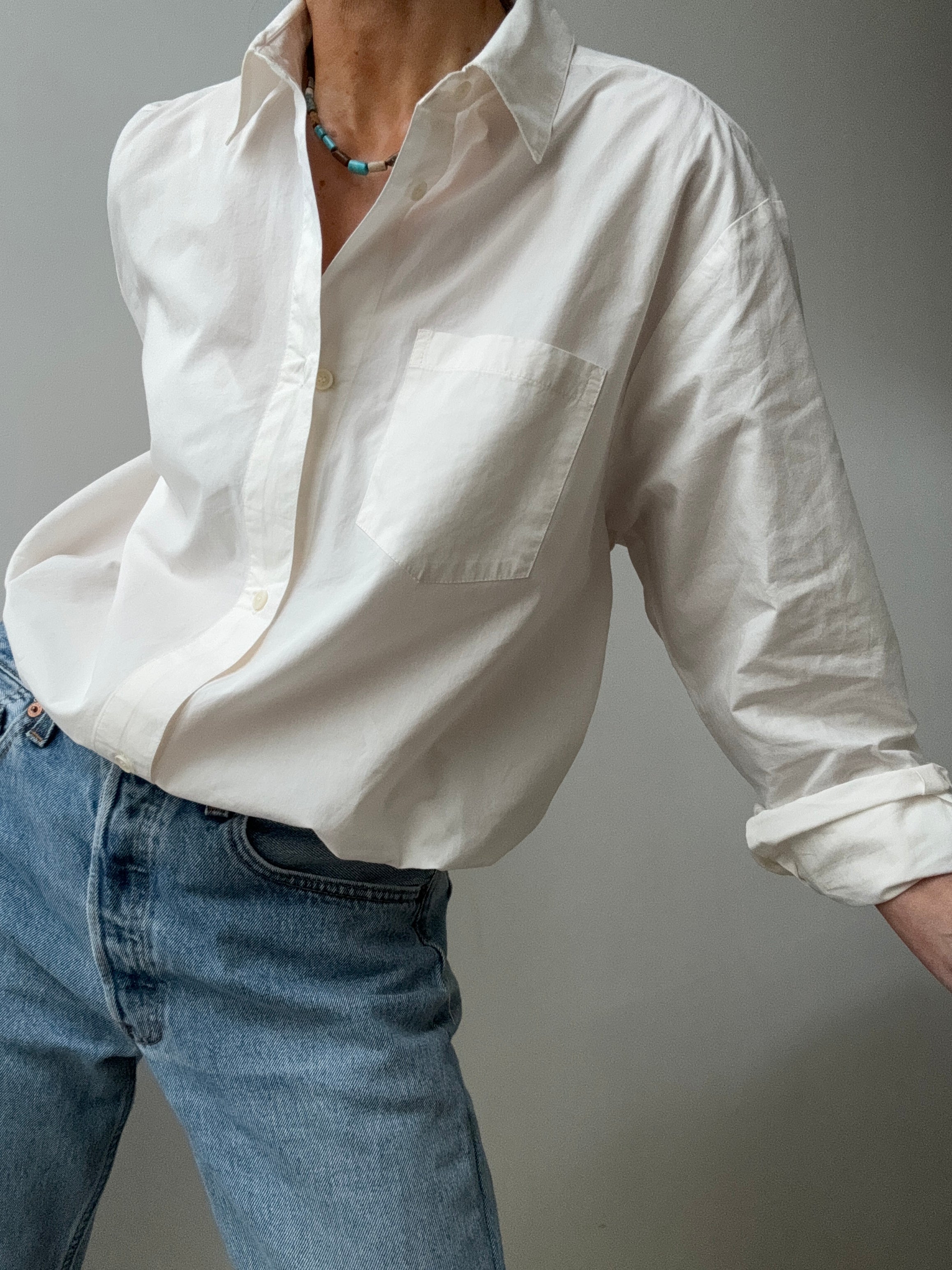 Organic Cotton Edgar Shirt Cream | Shirts