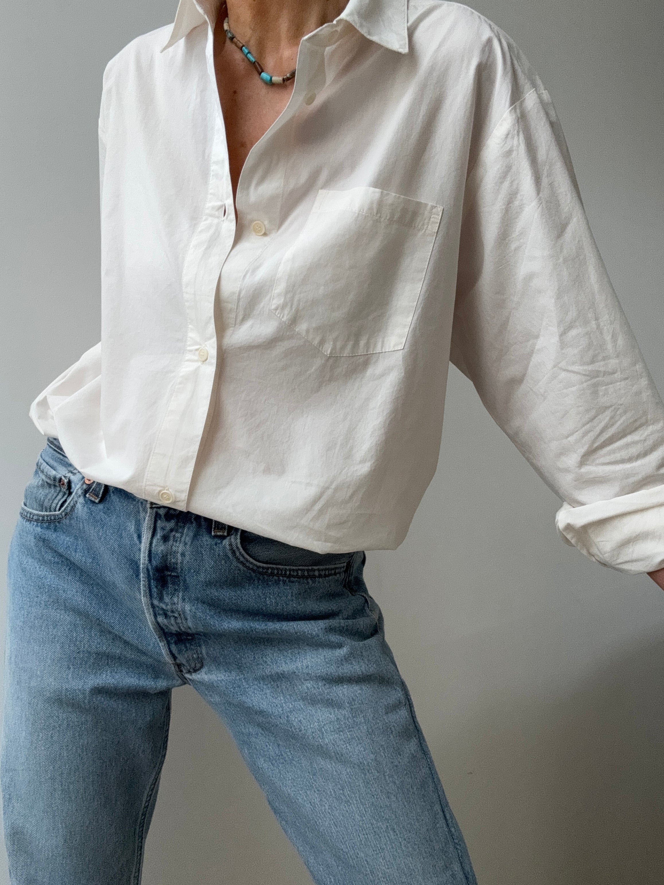 Organic Cotton Edgar Shirt Cream | Shirts