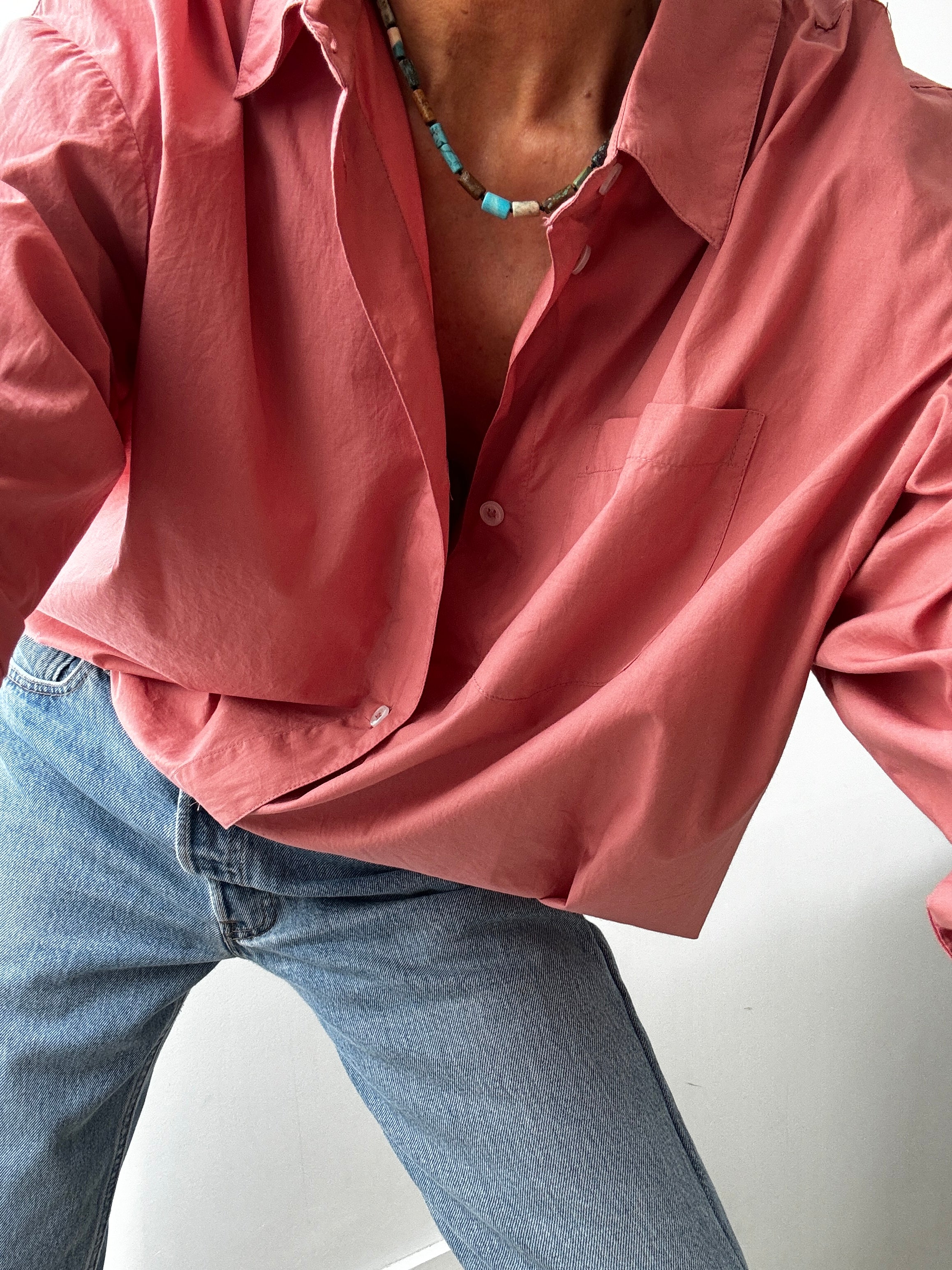 Organic Cotton Edgar Shirt Dusty Rose | Shirts