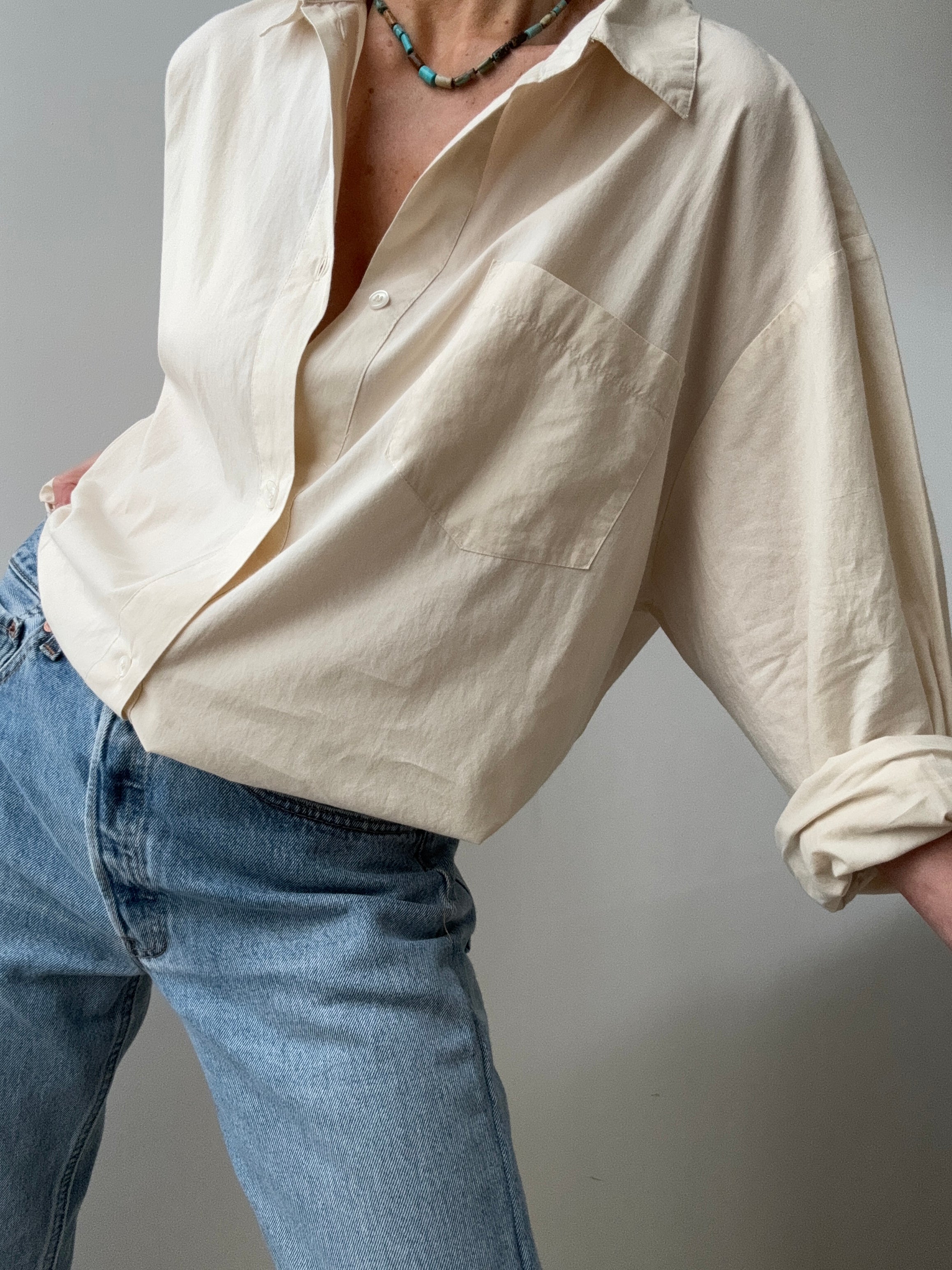 Organic Cotton Edgar Shirt Light Sand | Shirts