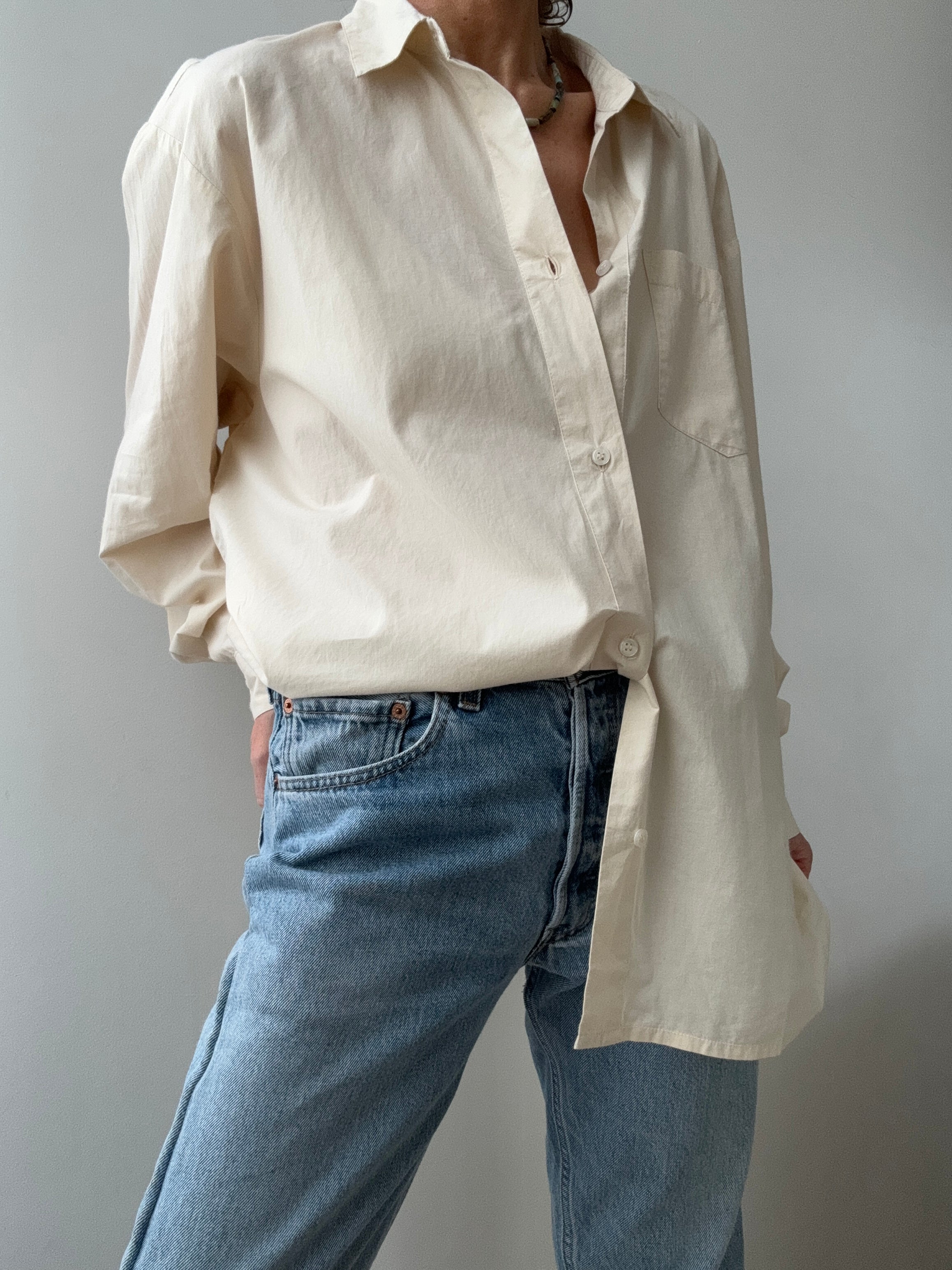 Organic Cotton Edgar Shirt Light Sand | Shirts