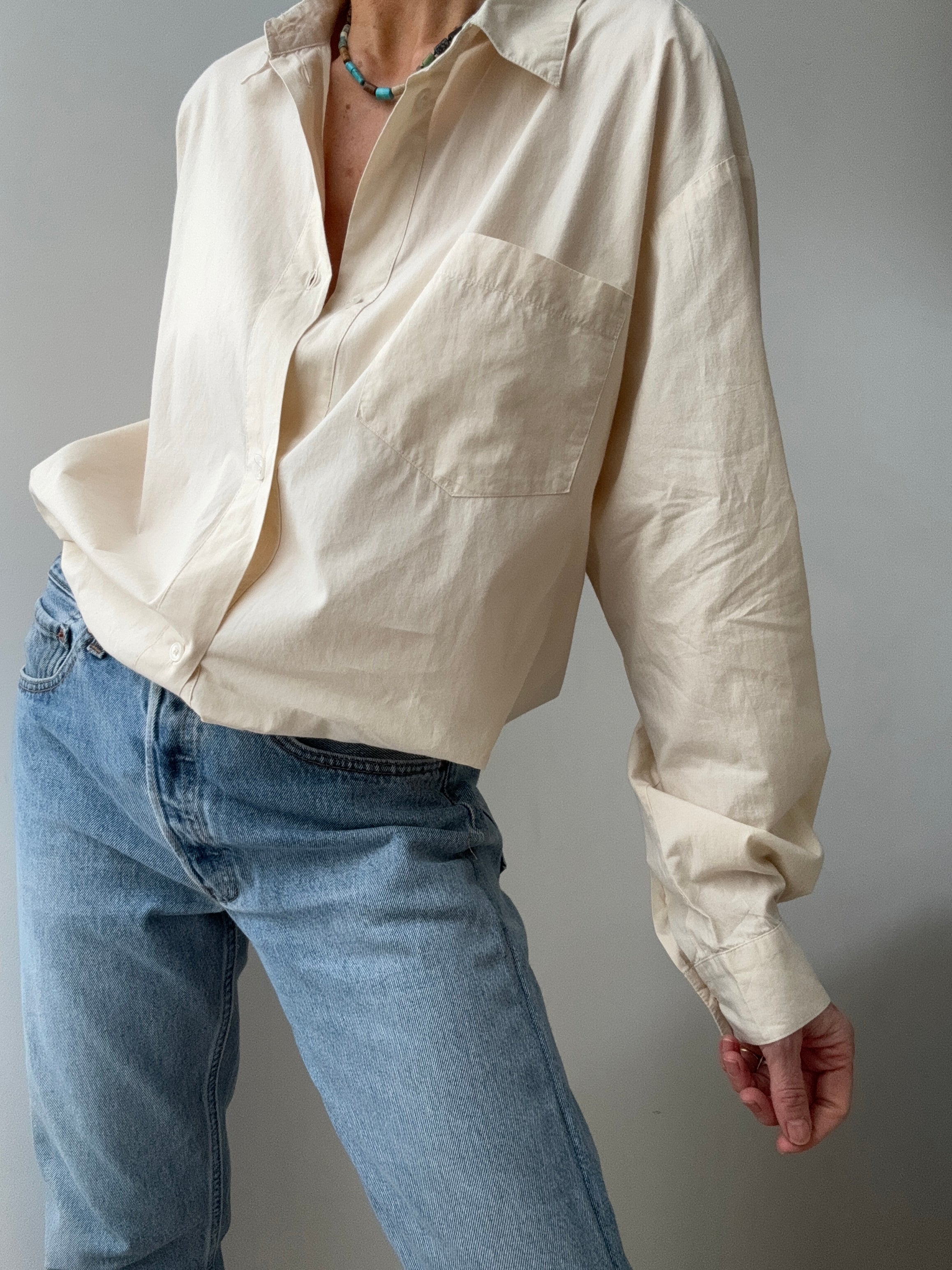 Organic Cotton Edgar Shirt Light Sand | Shirts