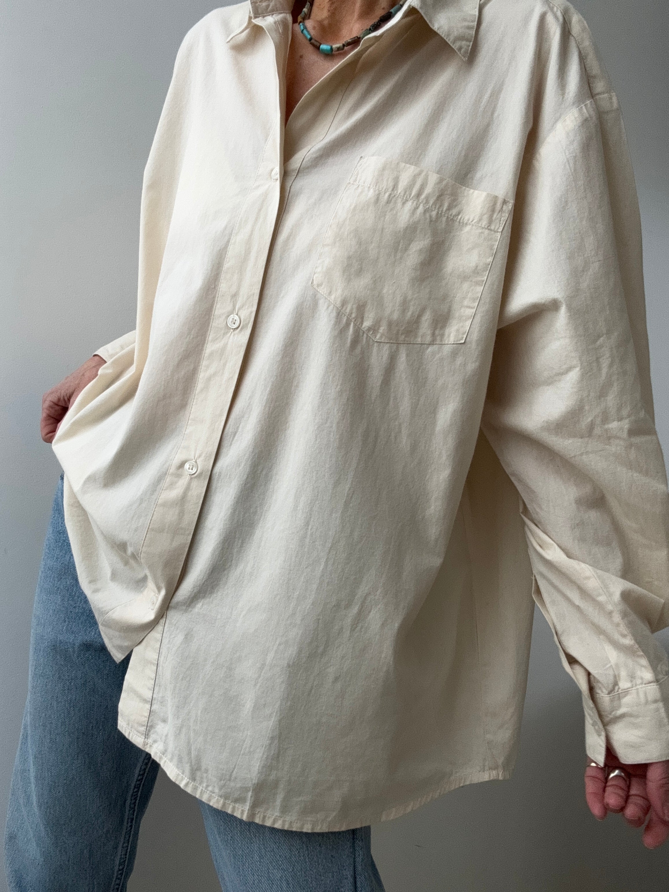 Organic Cotton Edgar Shirt Light Sand | Shirts