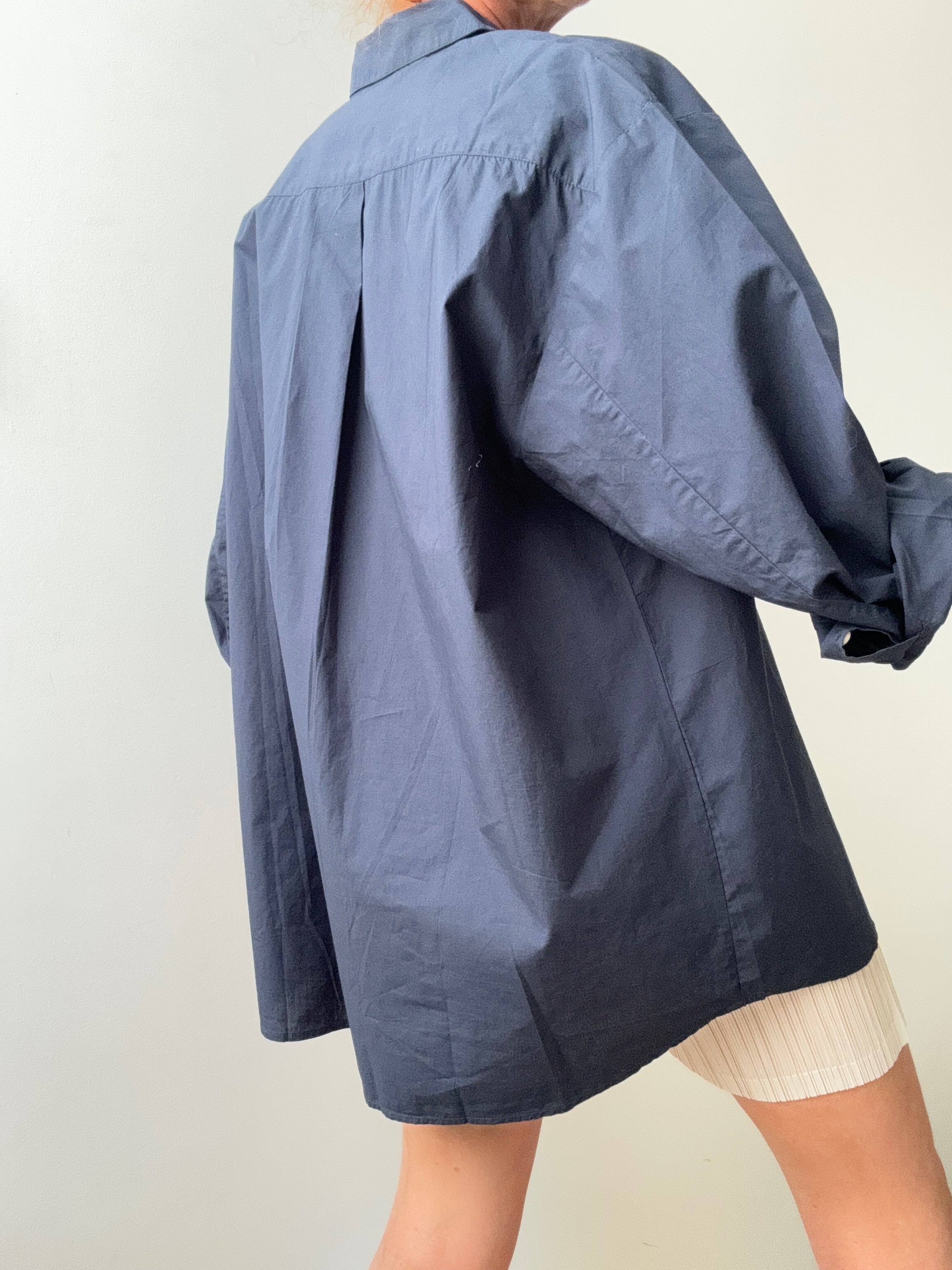 Organic Cotton Edgar Shirt Navy | Shirts