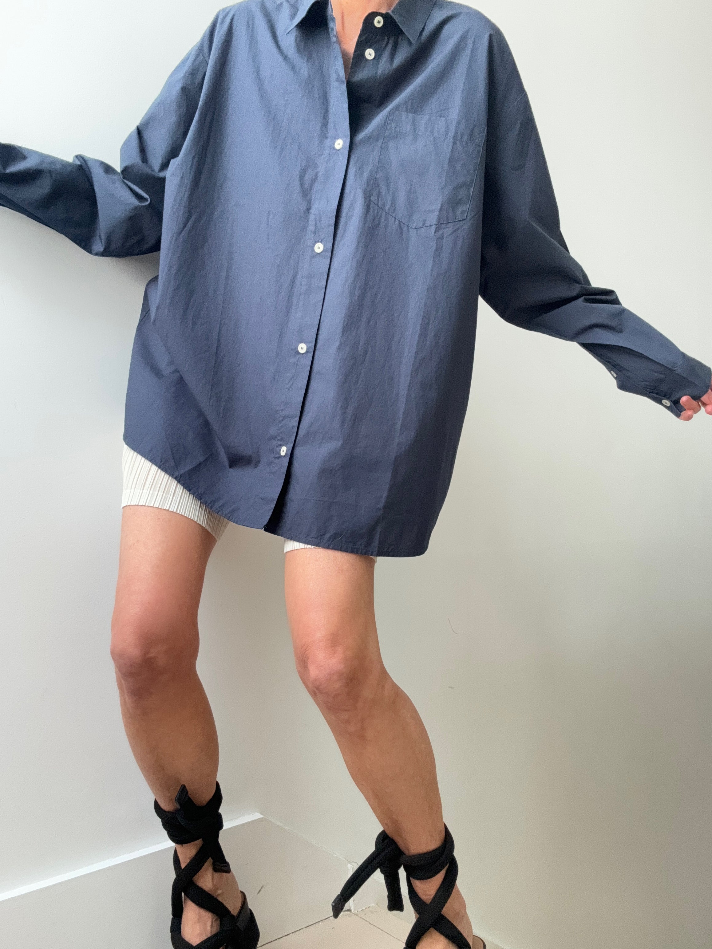 Organic Cotton Edgar Shirt Navy | Shirts