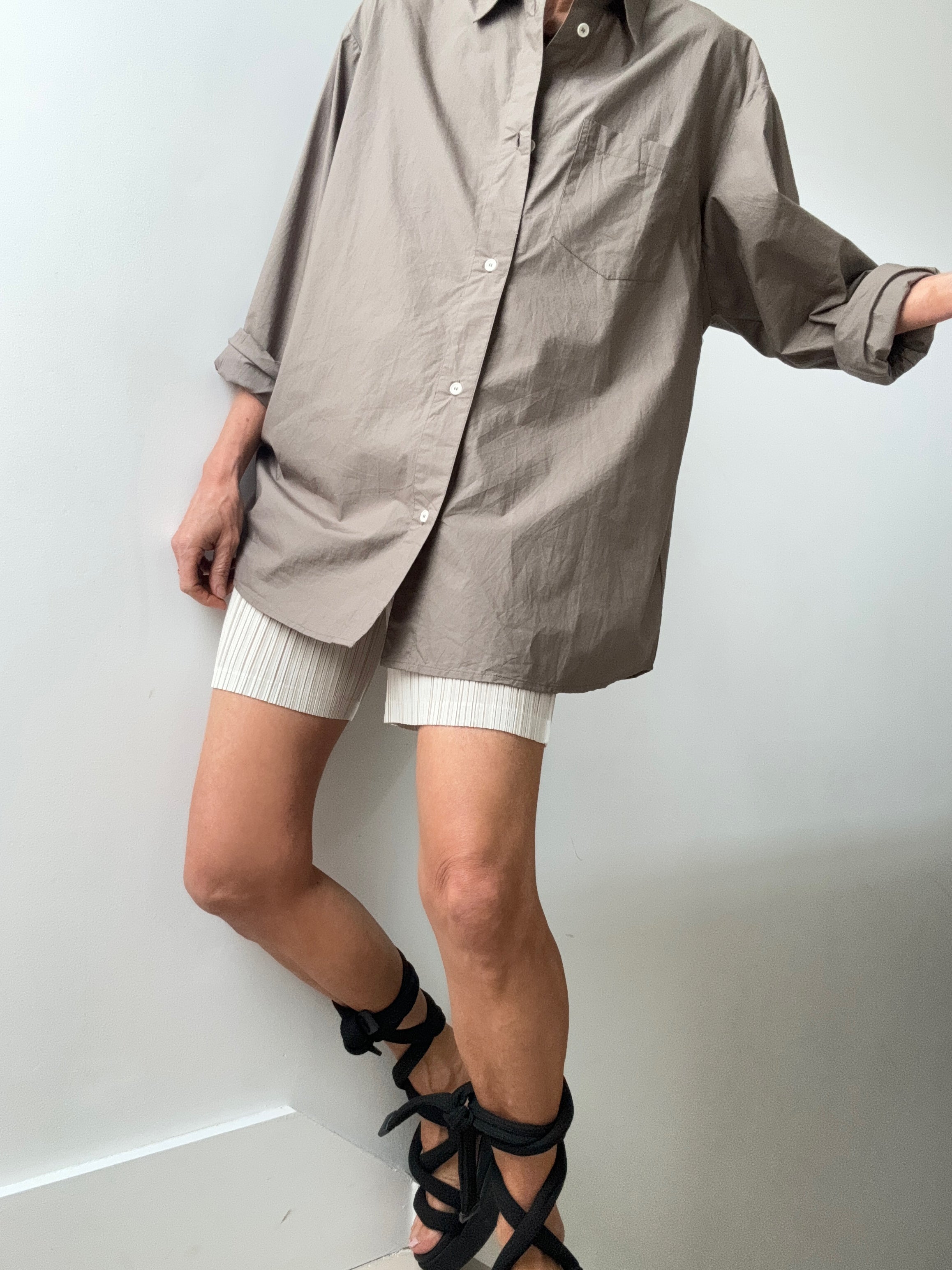 Organic Cotton Edgar Shirt Olive Green | Shirts