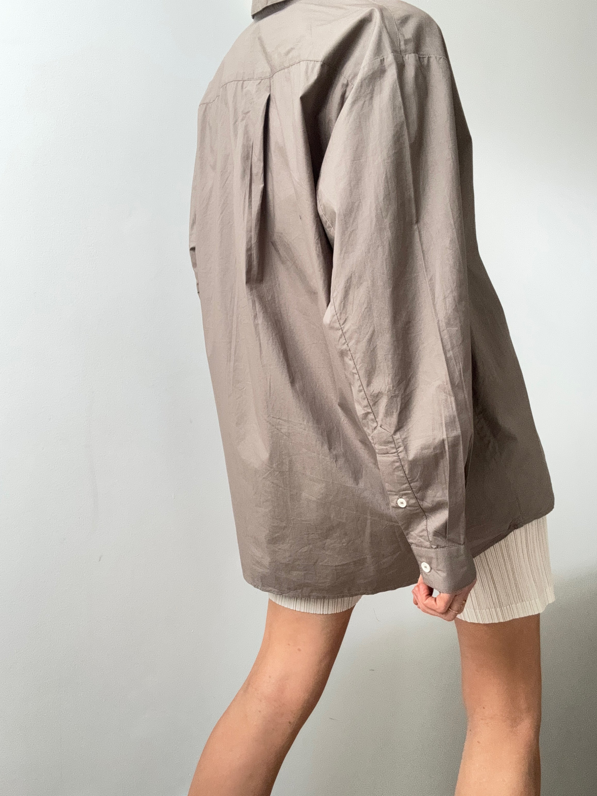 Organic Cotton Edgar Shirt Olive Green | Shirts