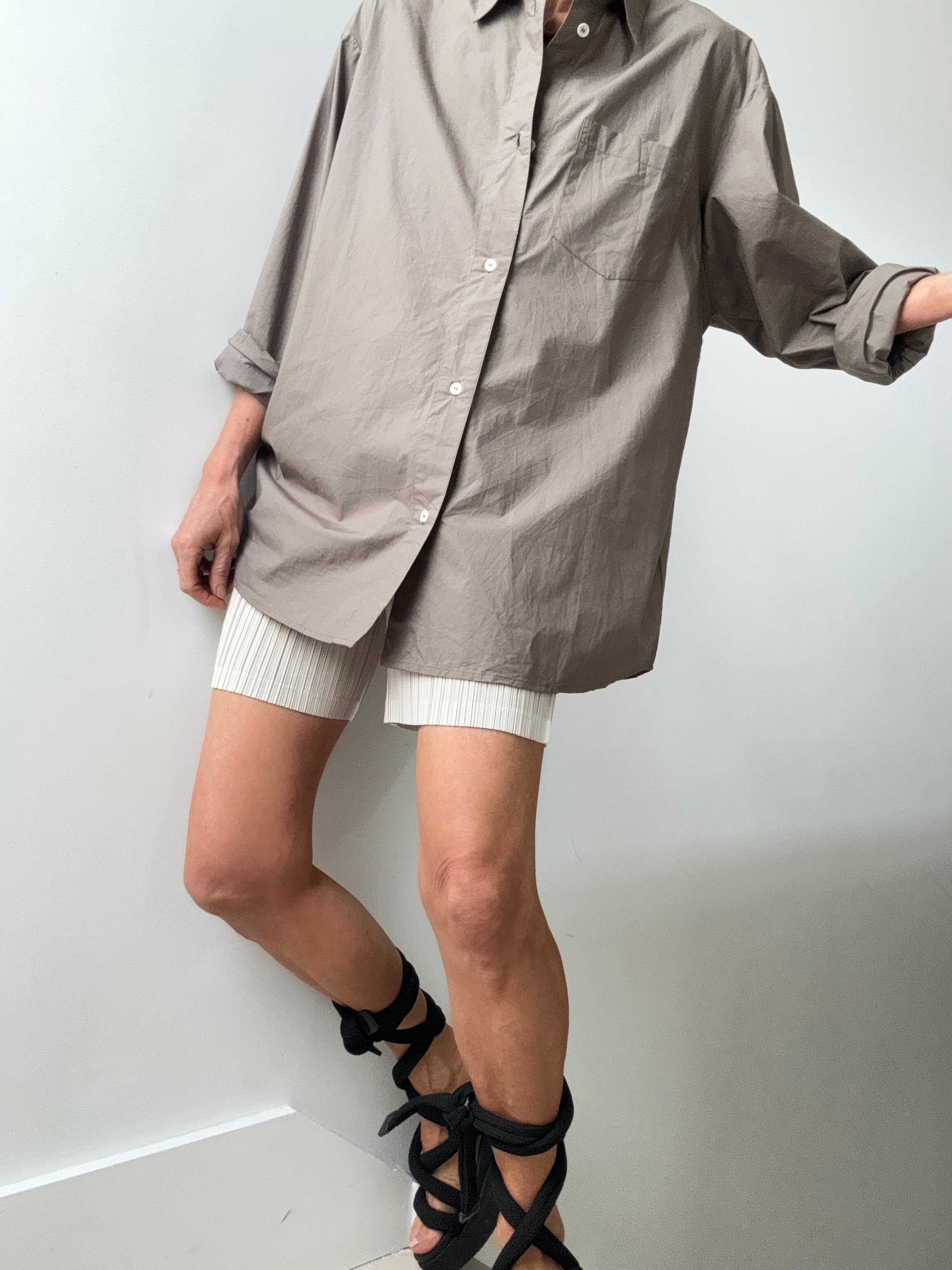 Organic Cotton Edgar Shirt Olive Green | Shirts