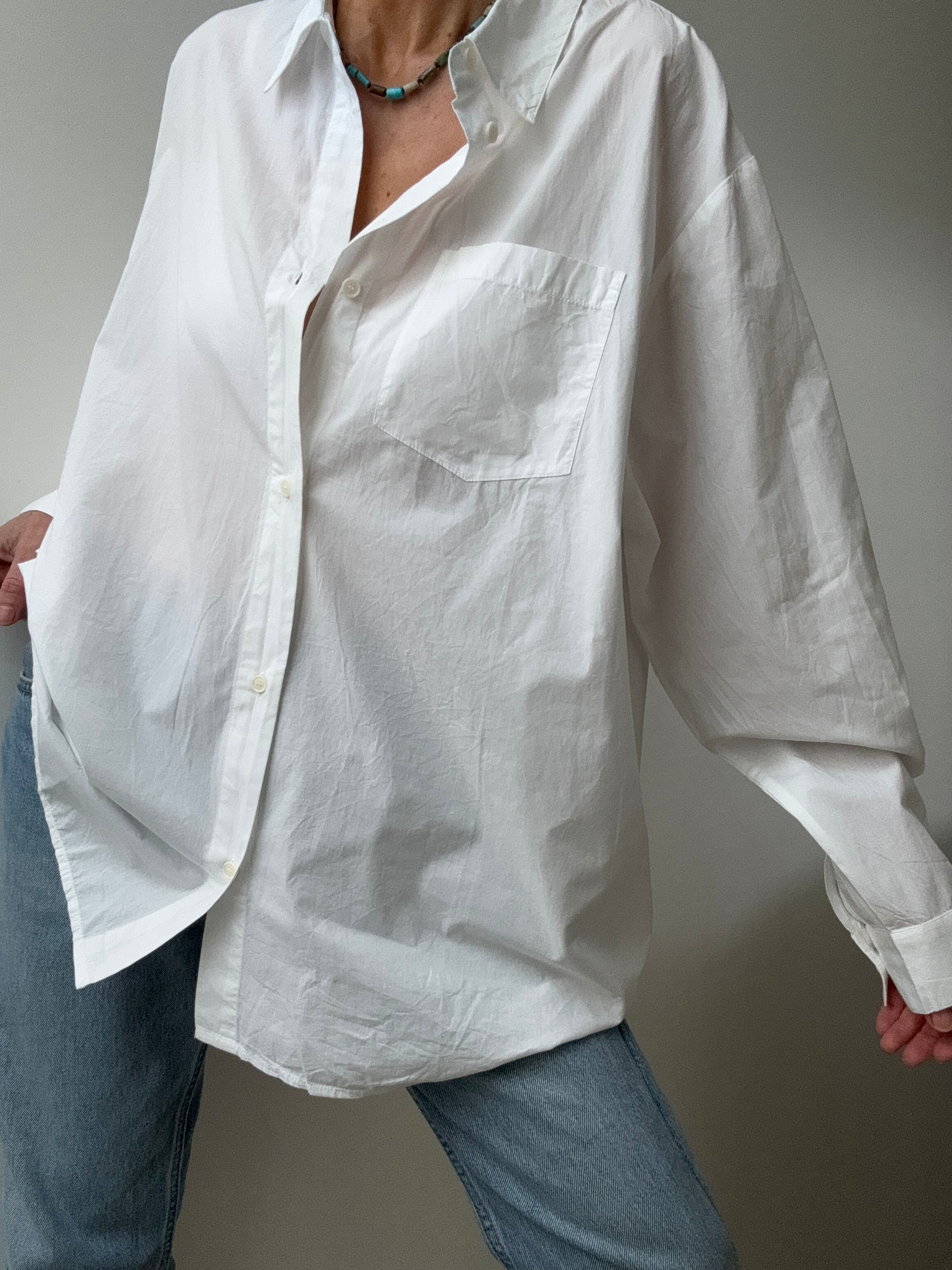 Organic Cotton Edgar Shirt Optic White | Shirts