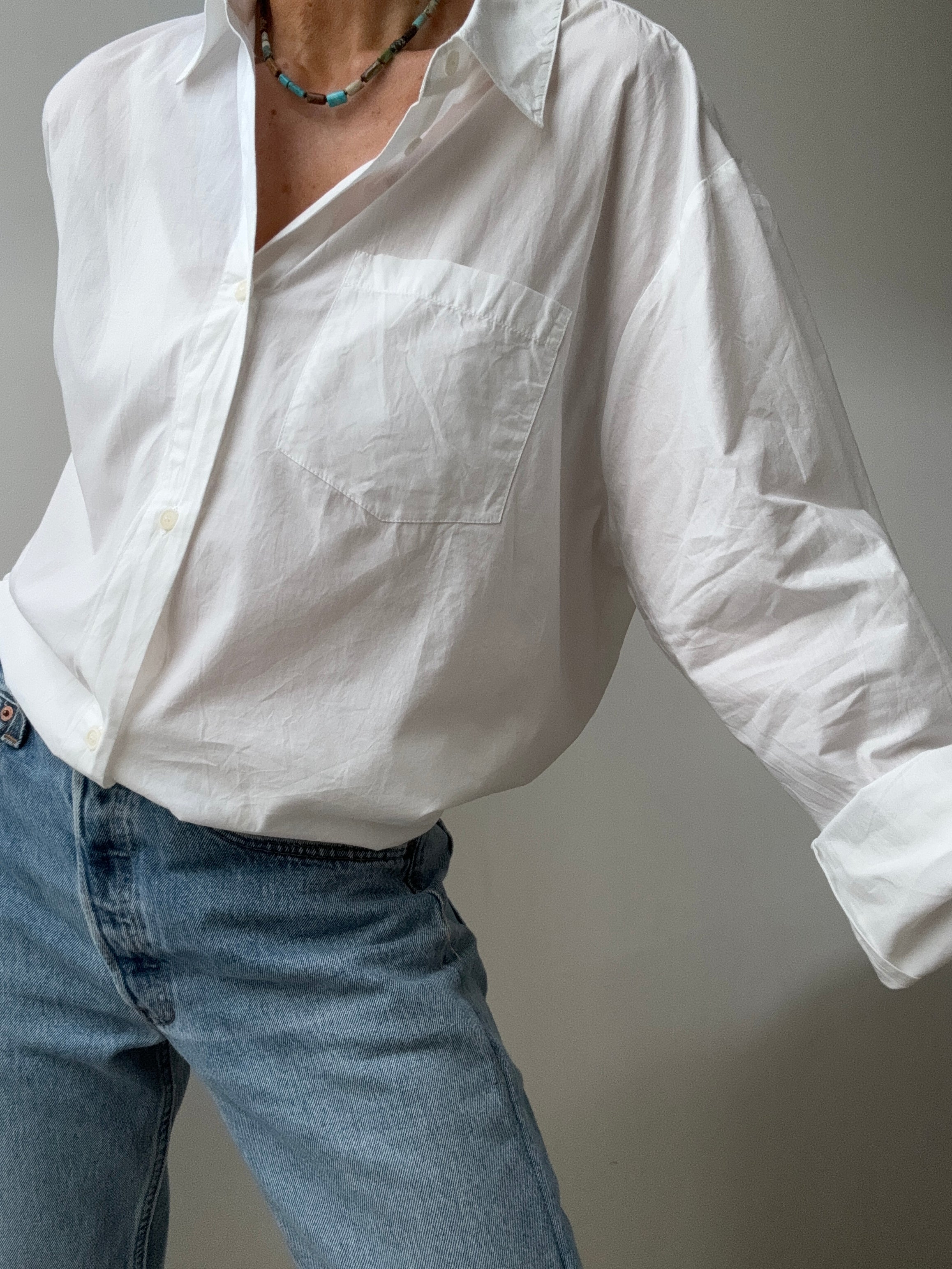 Organic Cotton Edgar Shirt Optic White | Shirts
