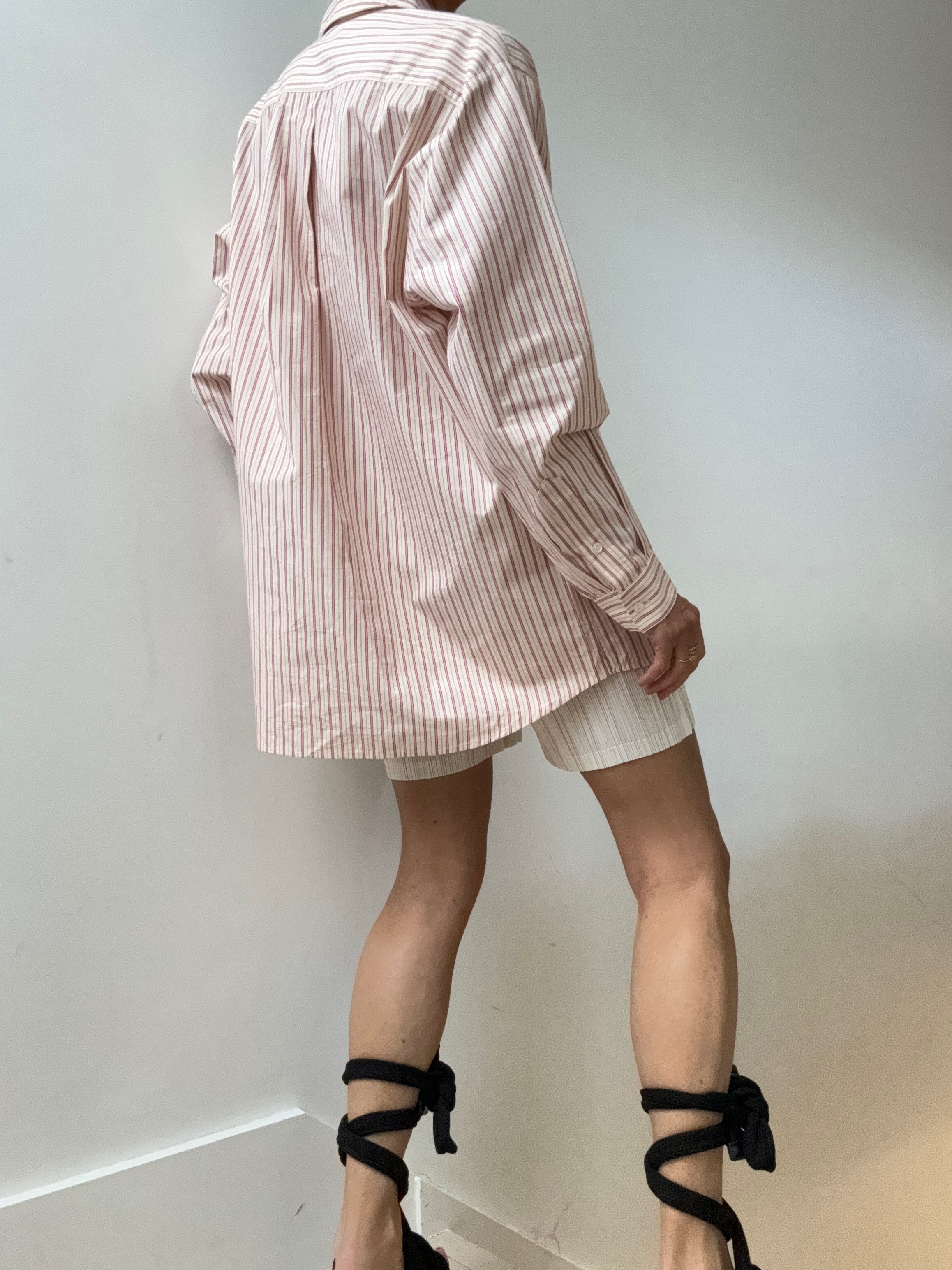 Organic Cotton Edgar Shirt Ruby Stripe | Shirts