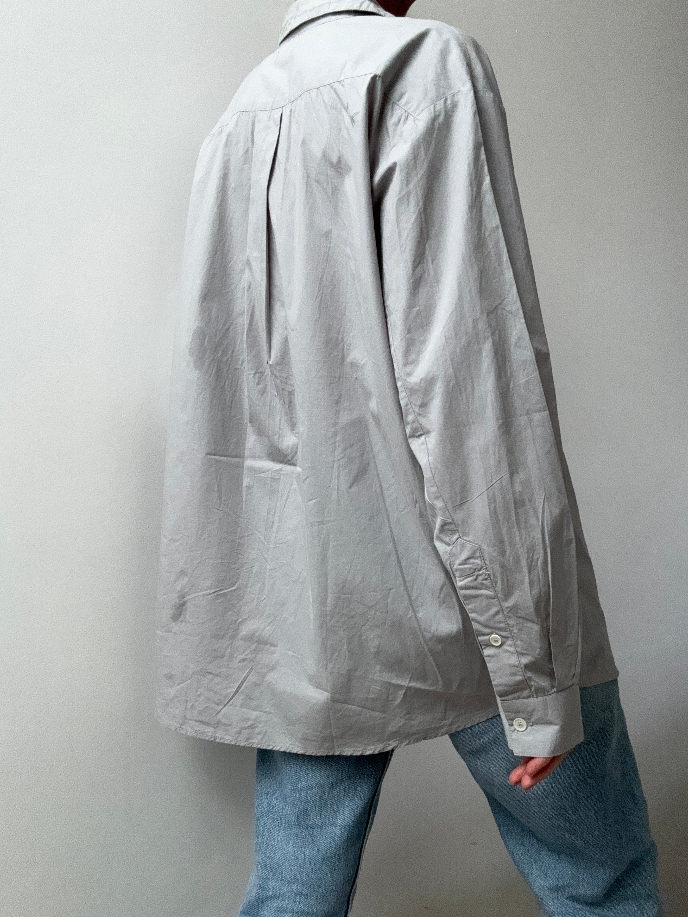 Skall Studio Shirts Organic Cotton Edgar Shirt Sky Grey
