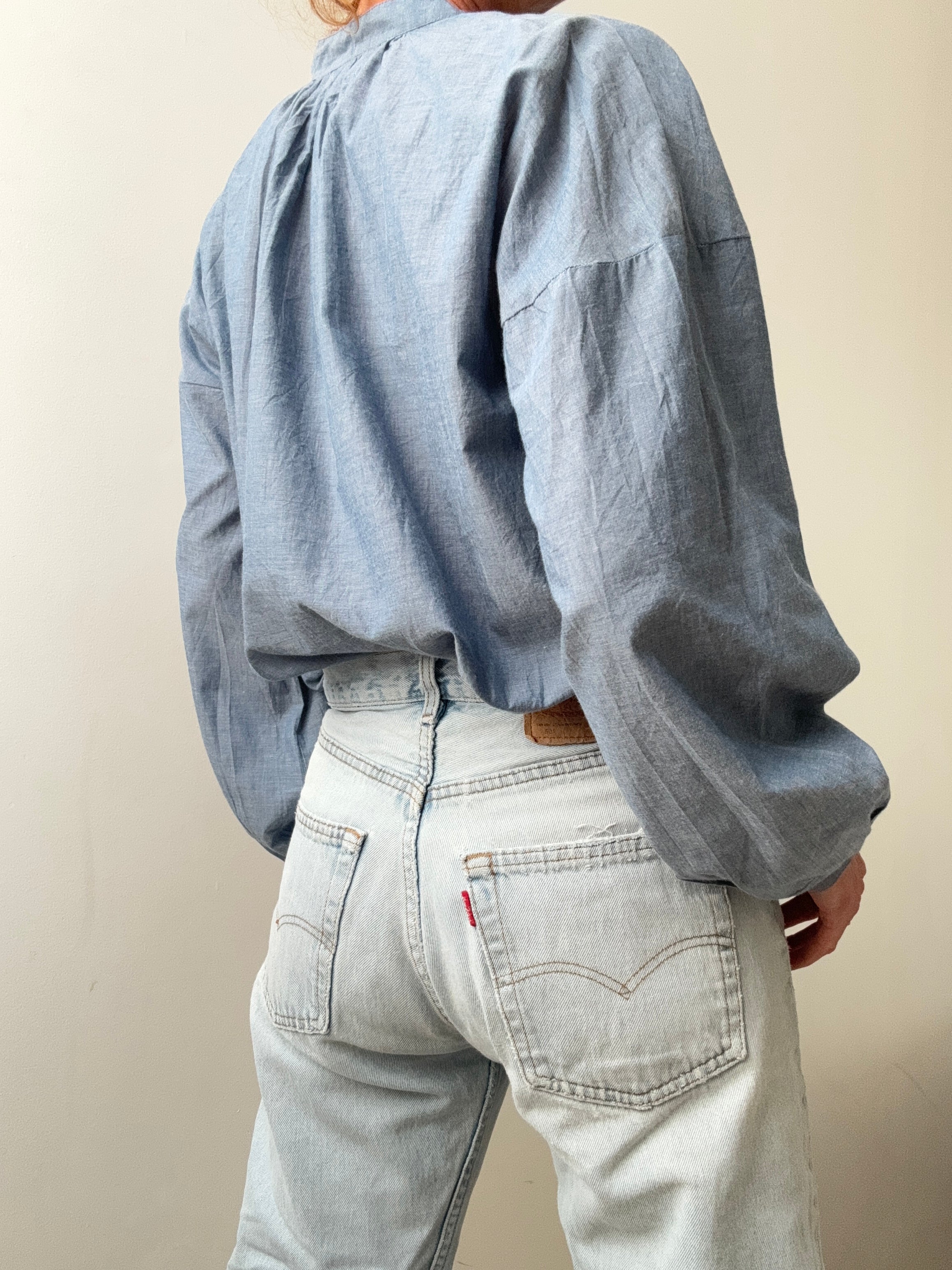 Skall Studio Cilla Shirt Chambray | Shirts