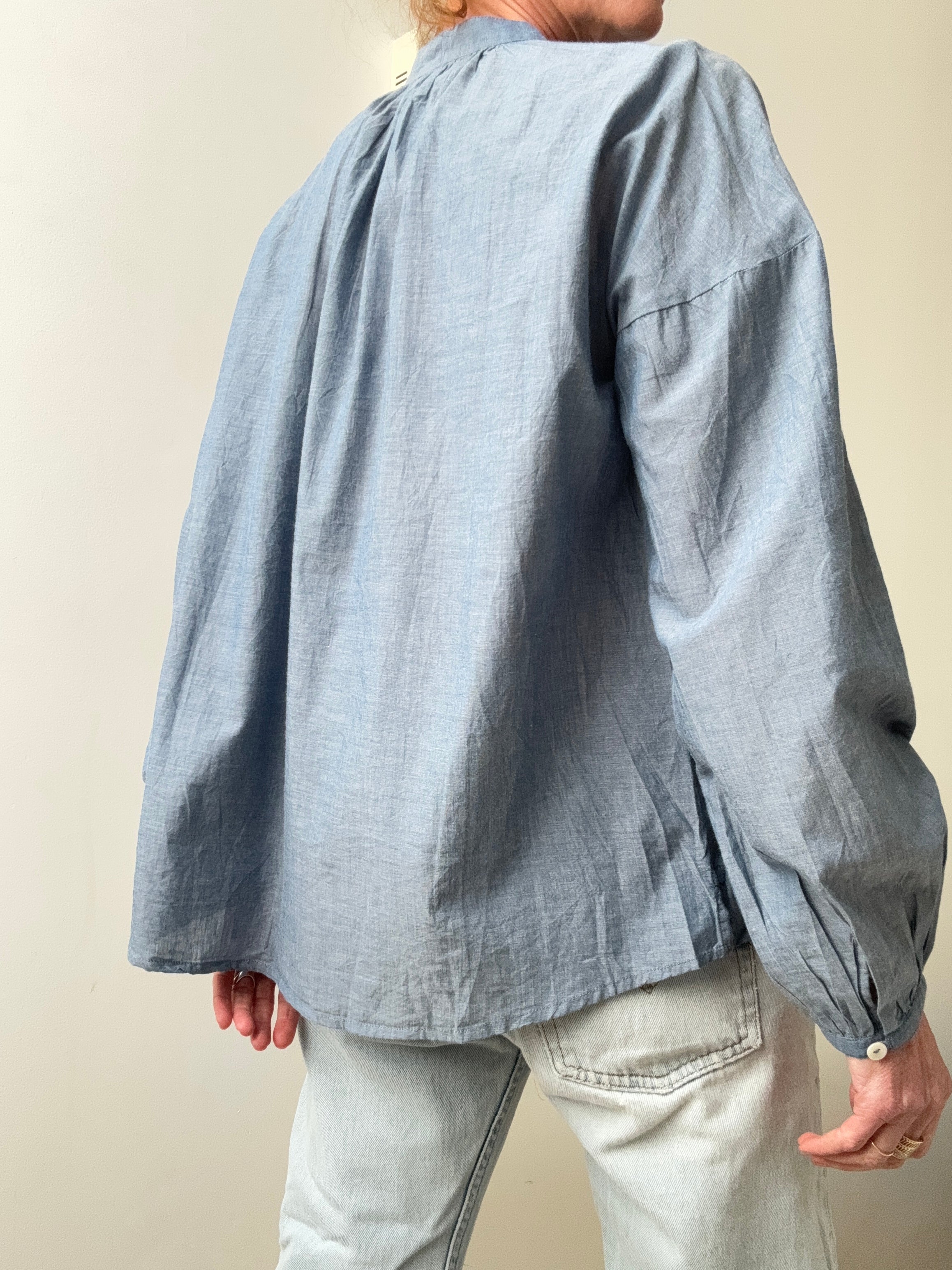 Skall Studio Cilla Shirt Chambray | Shirts