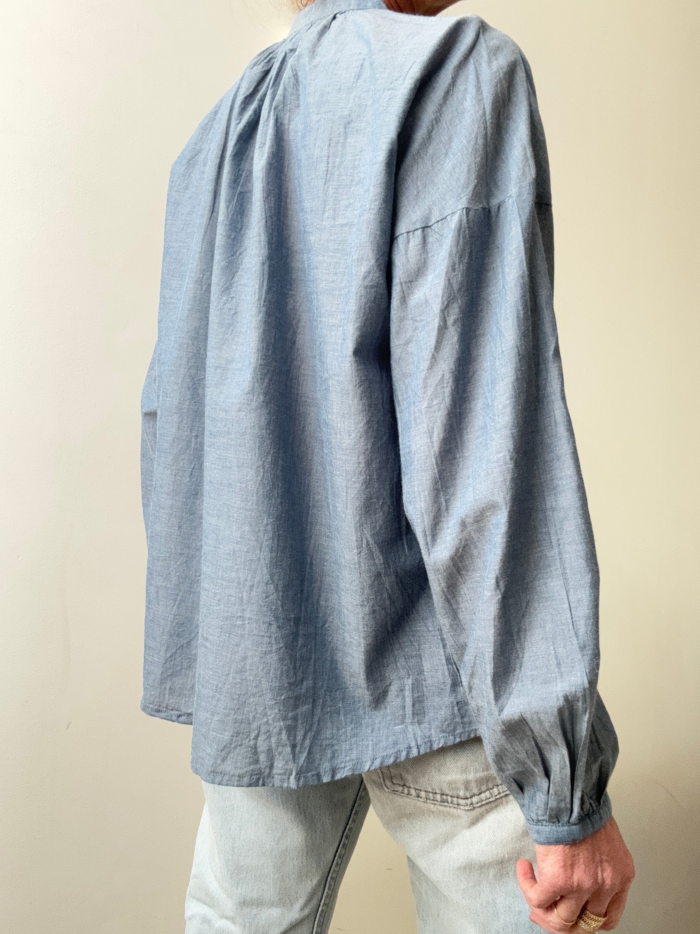 Skall Studio Cilla Shirt Chambray | Shirts