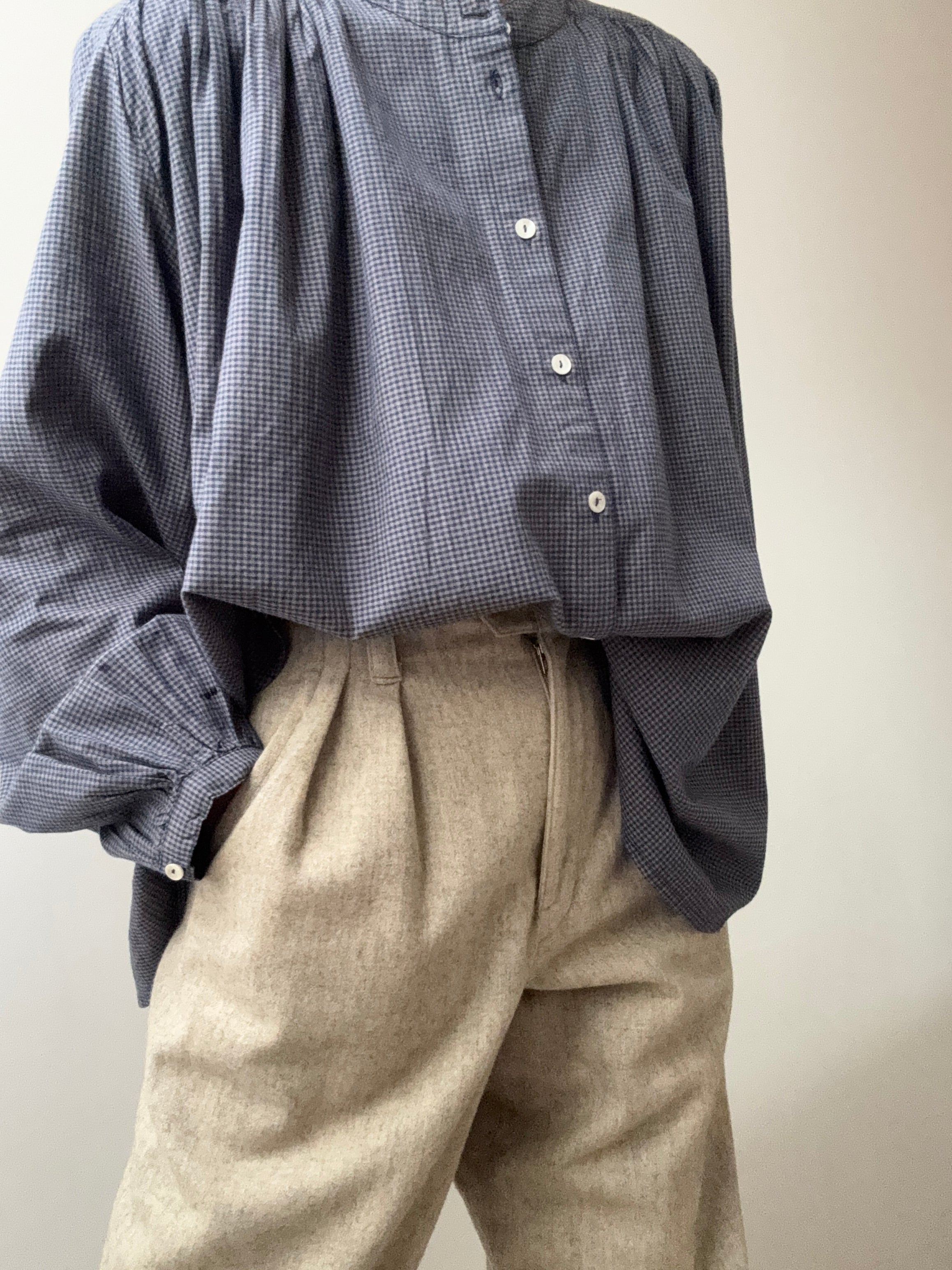 Skall Studio Shirts Skall Studio Rita Shirt Blue Check