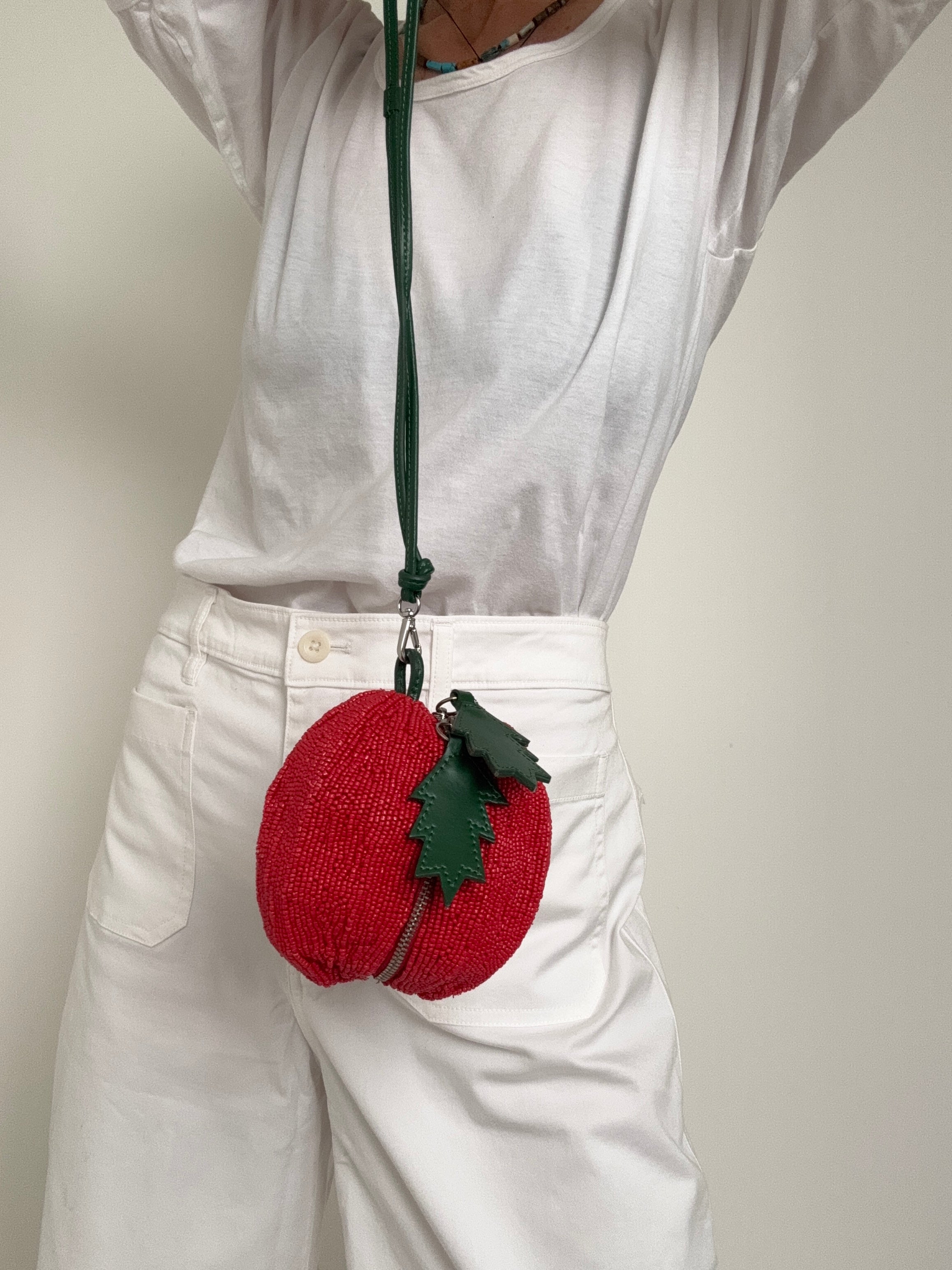 Staud Campari Beaded Bag Tomato | Bags