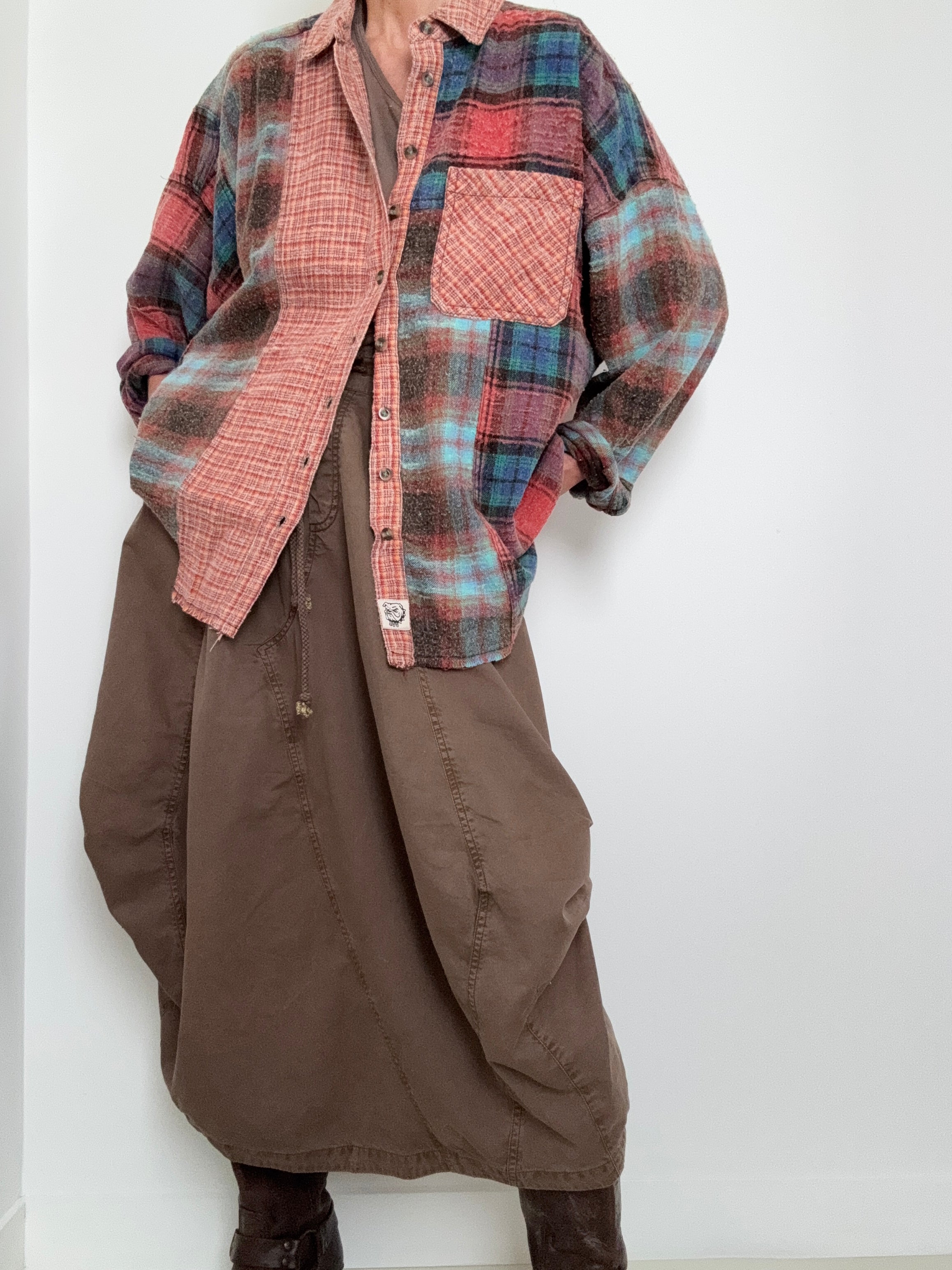 Autumn Patchwork Flannel Shirt | Shirts