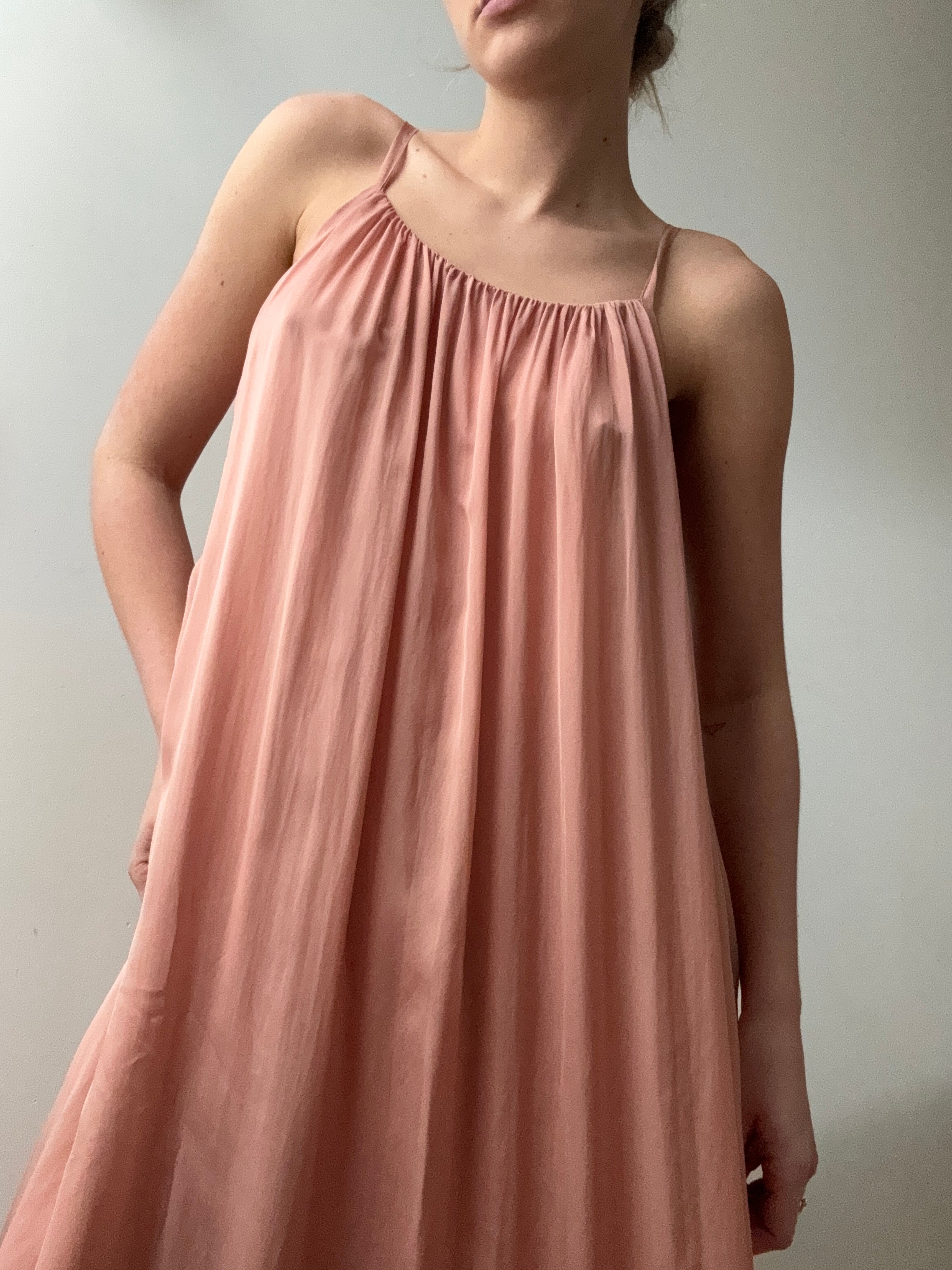 Verdissima Abito Lungo Maxi Dress Peach | Dresses