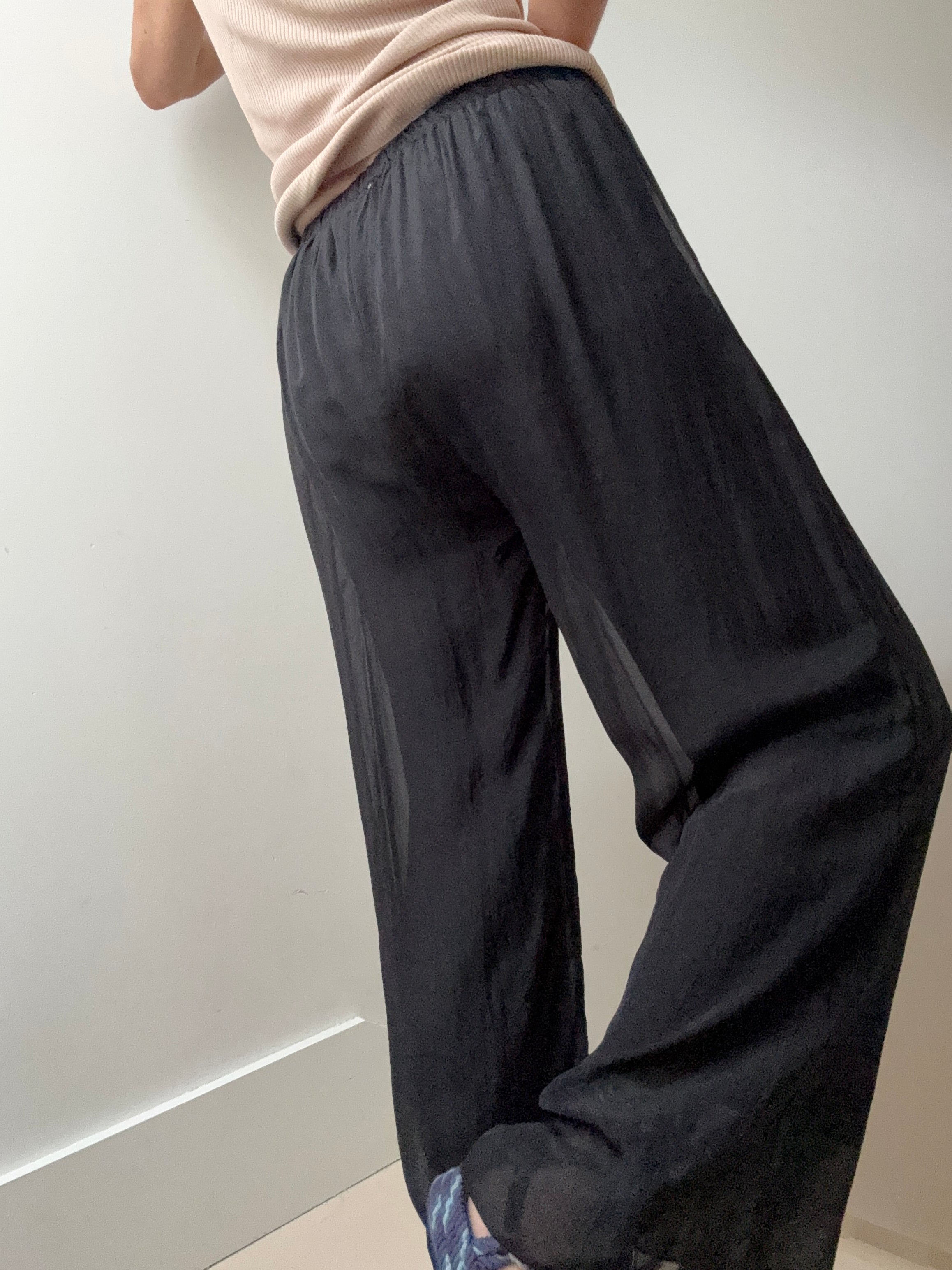 Verdissima Palazzo Pant Nero | Pants