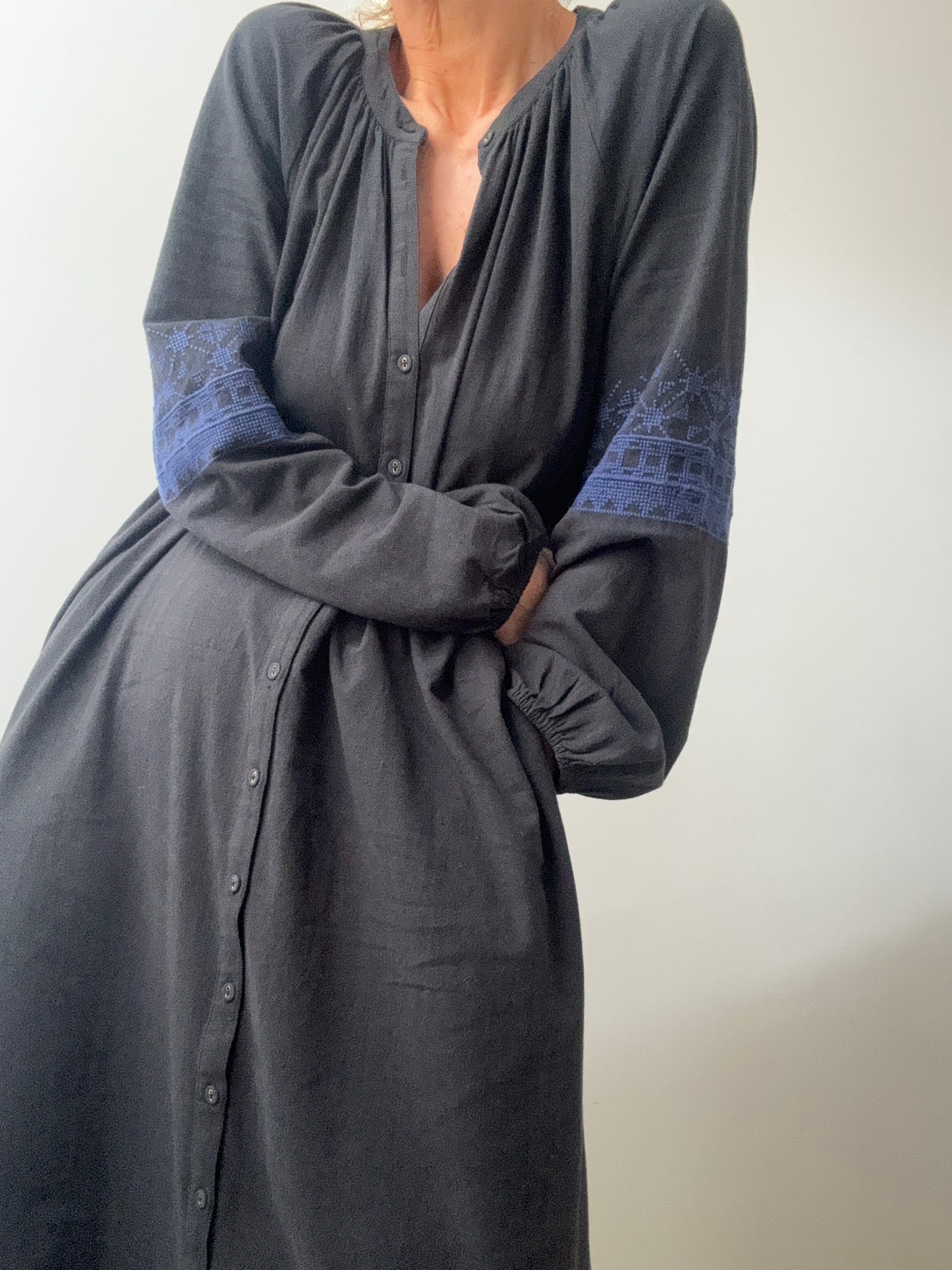 Xirena Lilou Cotton Maxi Dress Black | Dresses