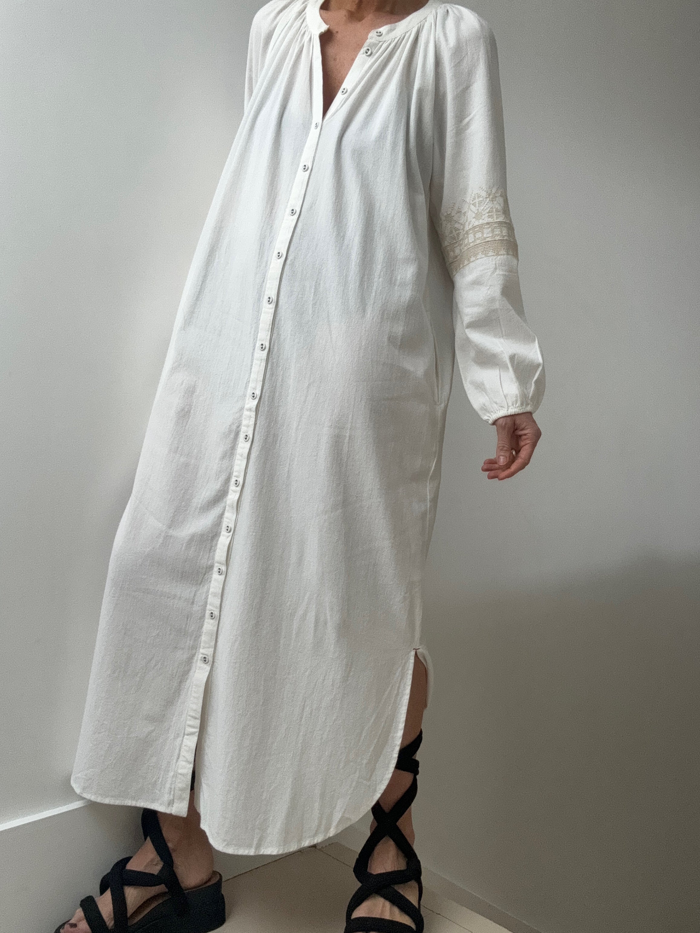 Xirena Lilou Cotton Maxi Dress White | Dresses