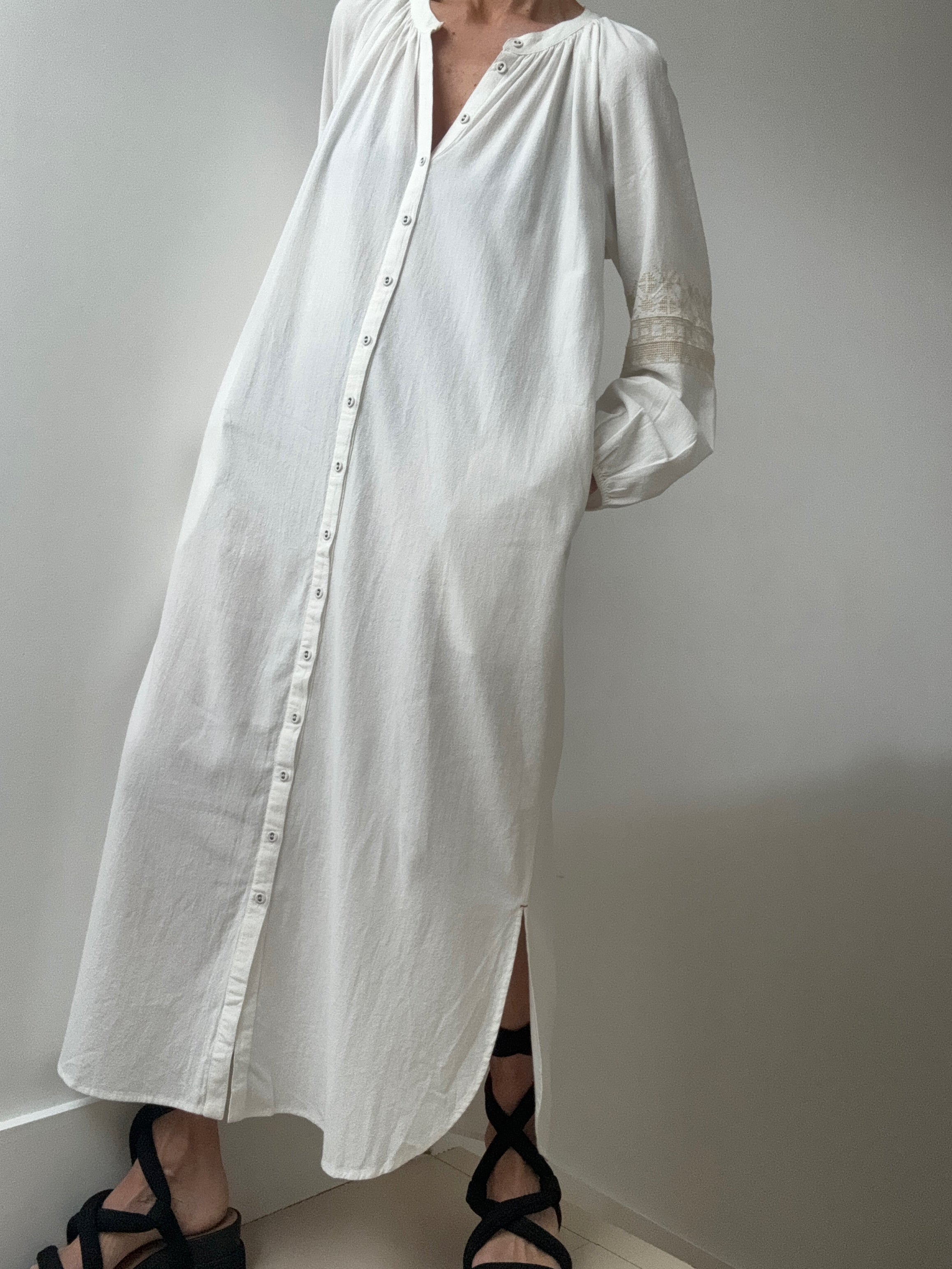 Xirena Lilou Cotton Maxi Dress White | Dresses