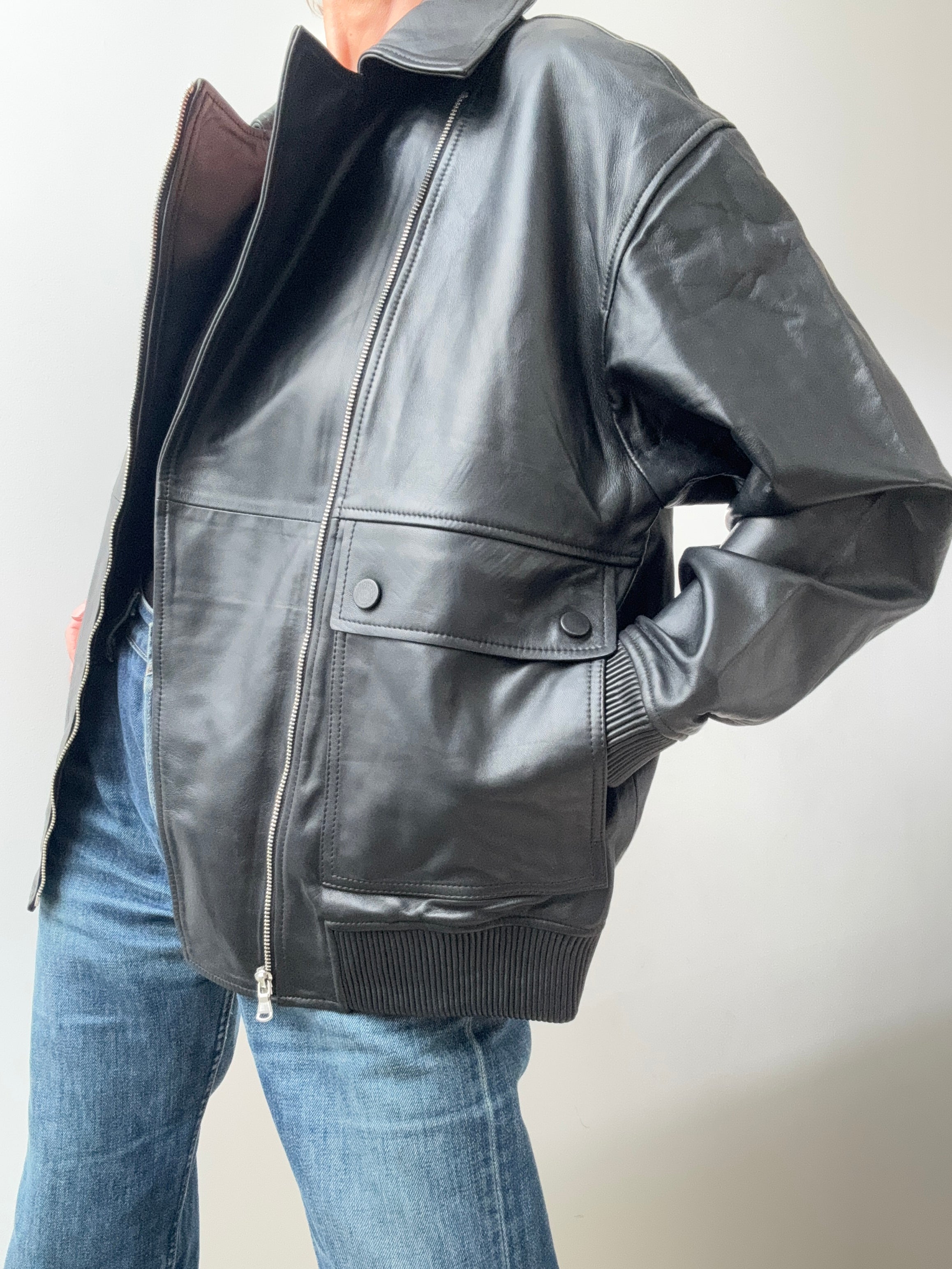 Yves Salomon Leather Bomber | Jackets