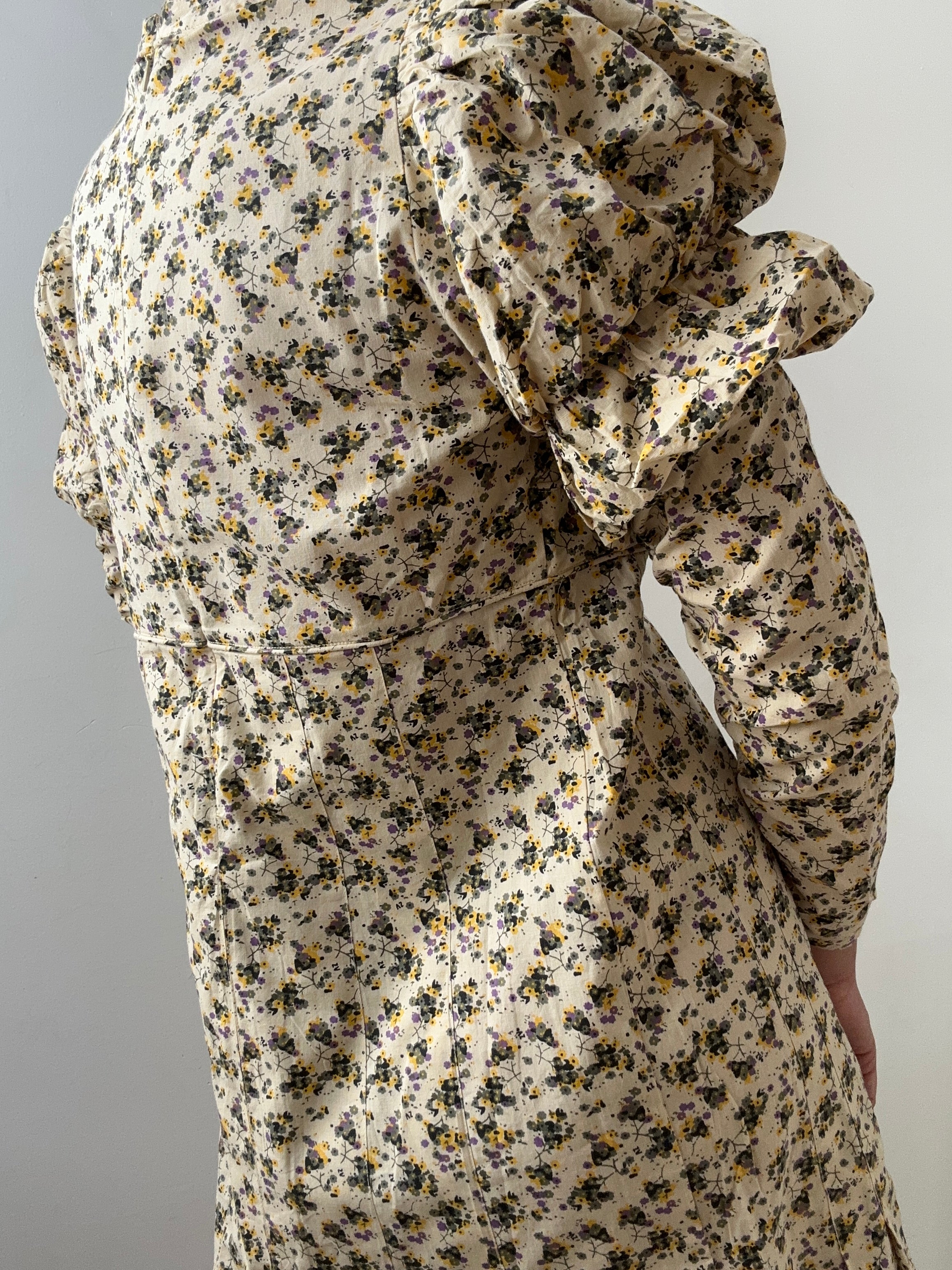Zadig + Voltaire Dresses Z&V Rename Floral Cotton Puff Sleeve Dress