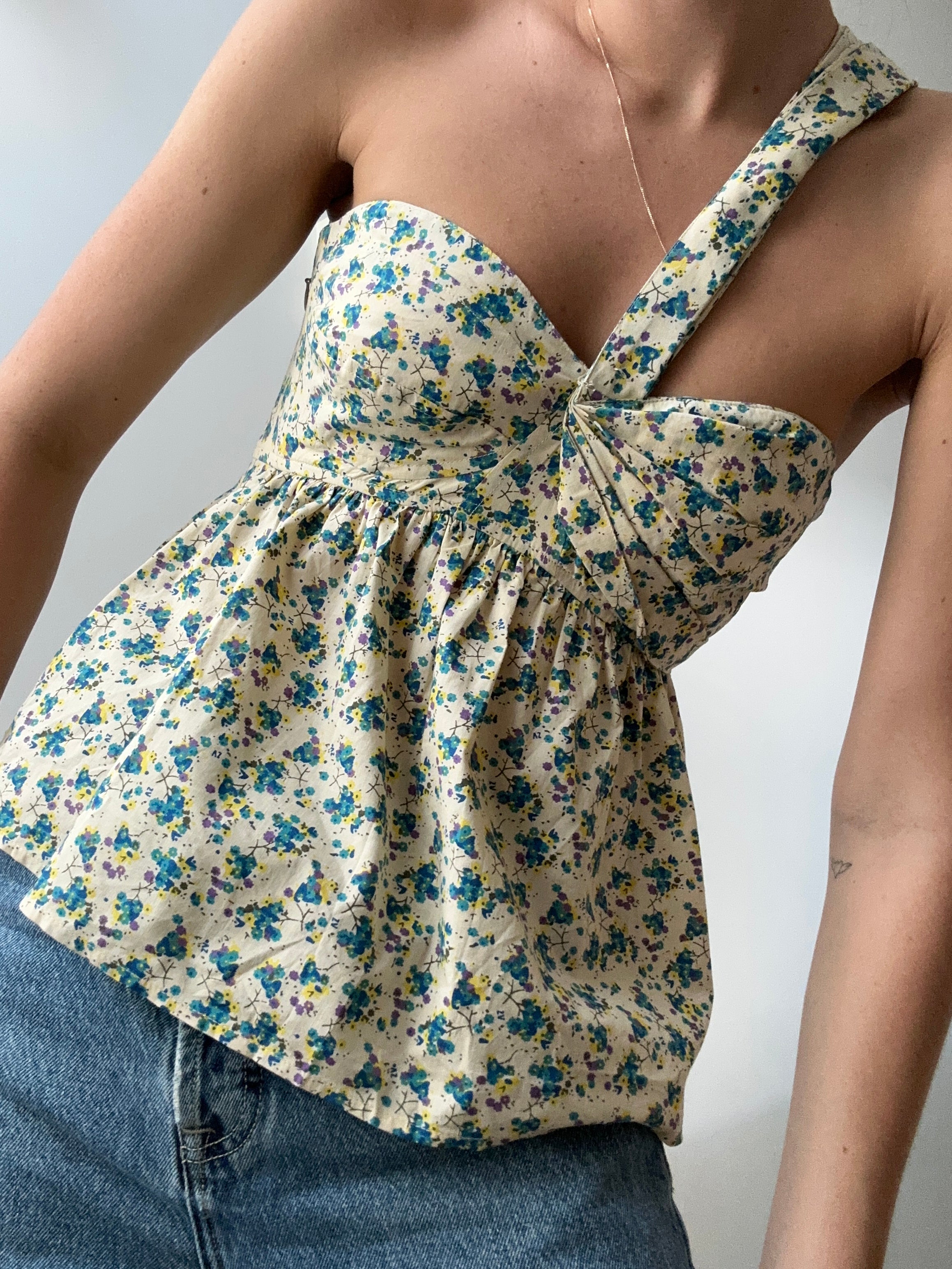 Z&V Trip Print Cotton Top | Tops