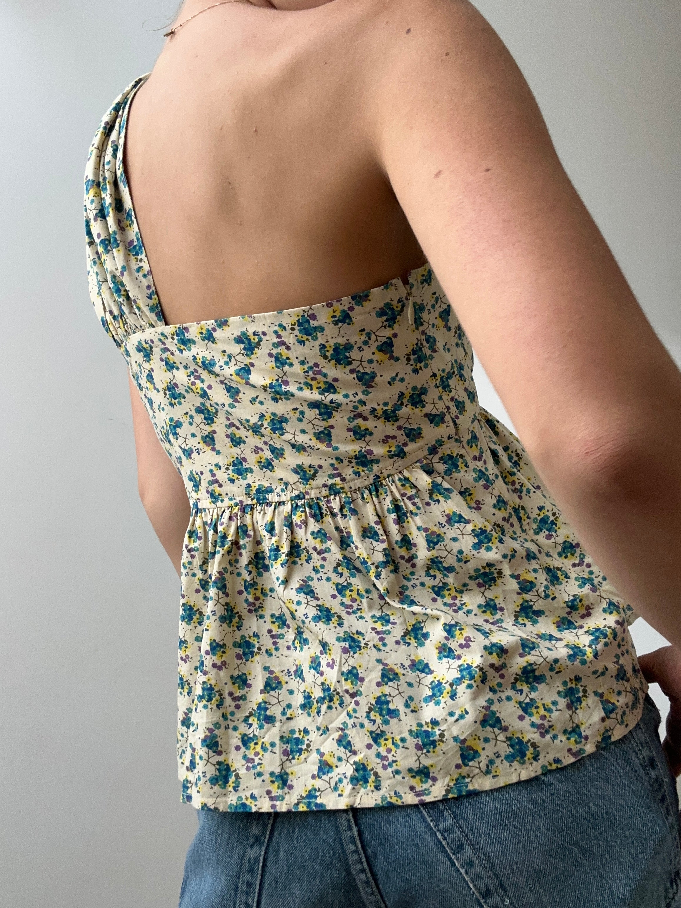 Z&V Trip Print Cotton Top | Tops