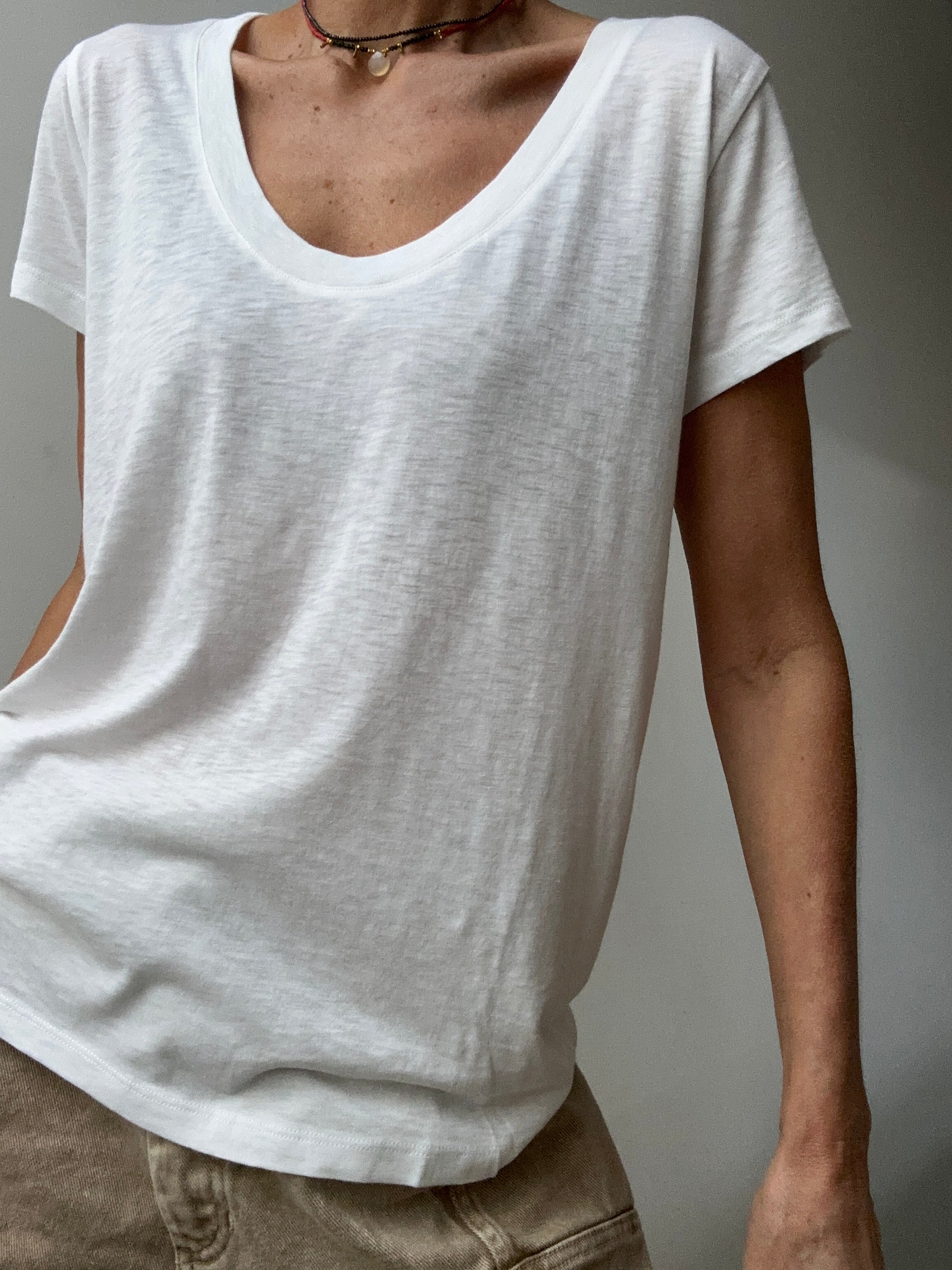 Zadig + Voltaire Tops Zadig & Voltaire Tiny Slubb Tee White