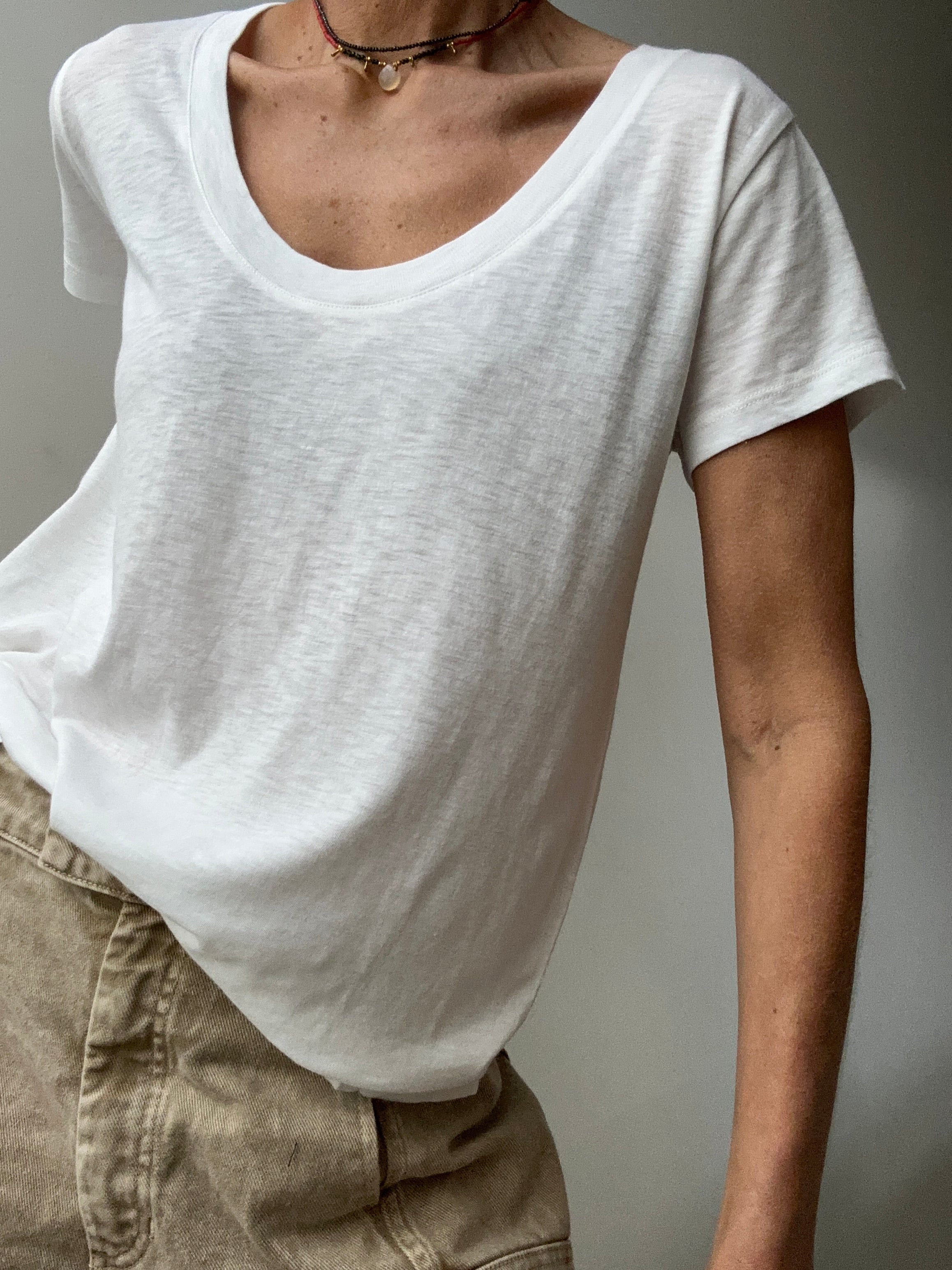 Zadig + Voltaire Tops Zadig & Voltaire Tiny Slubb Tee White