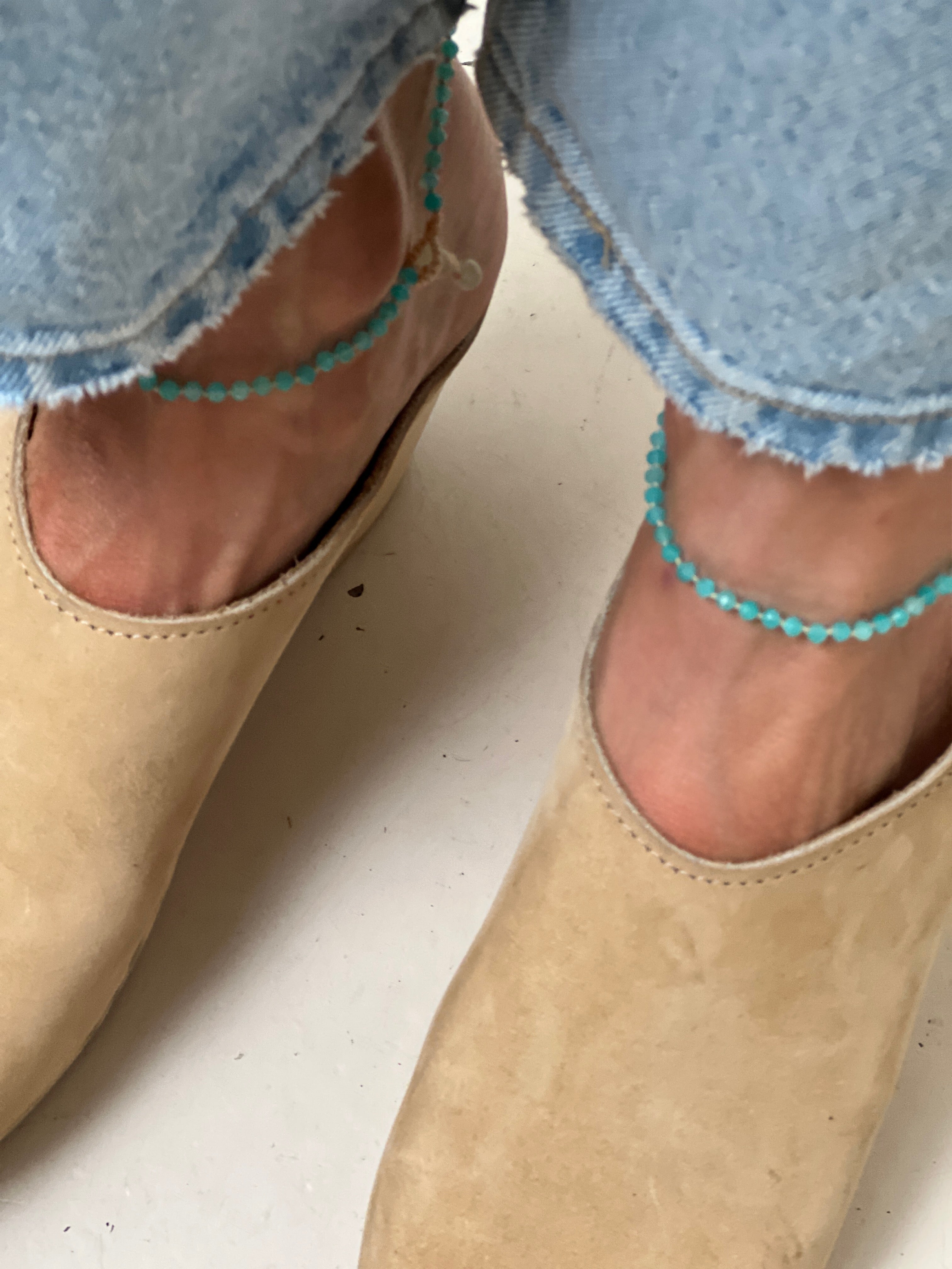 Future Nomads Anklets 55cm-75cm Amazonite Anklet