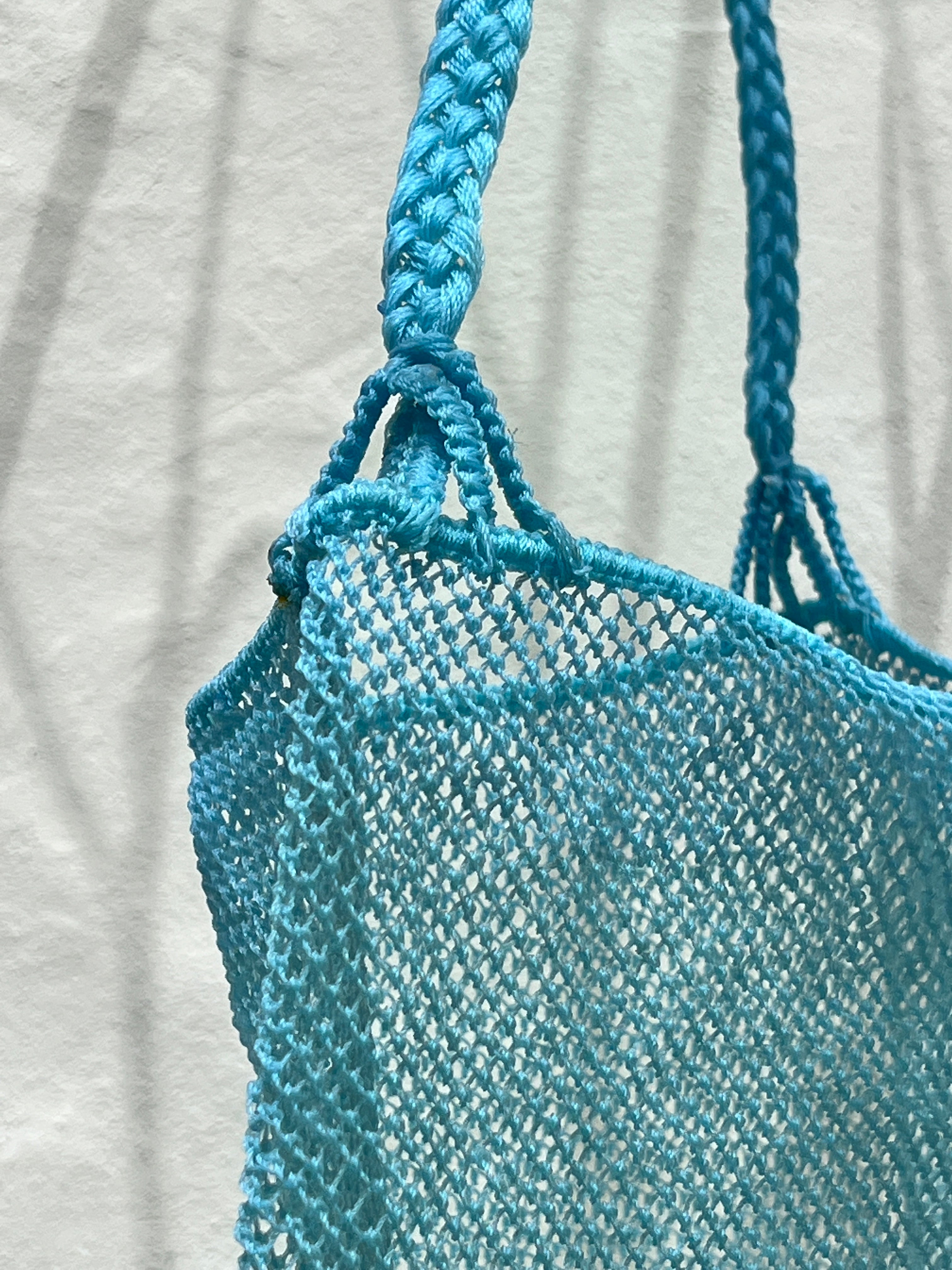 Handmade Nylon Bag Baby Blue | Bags