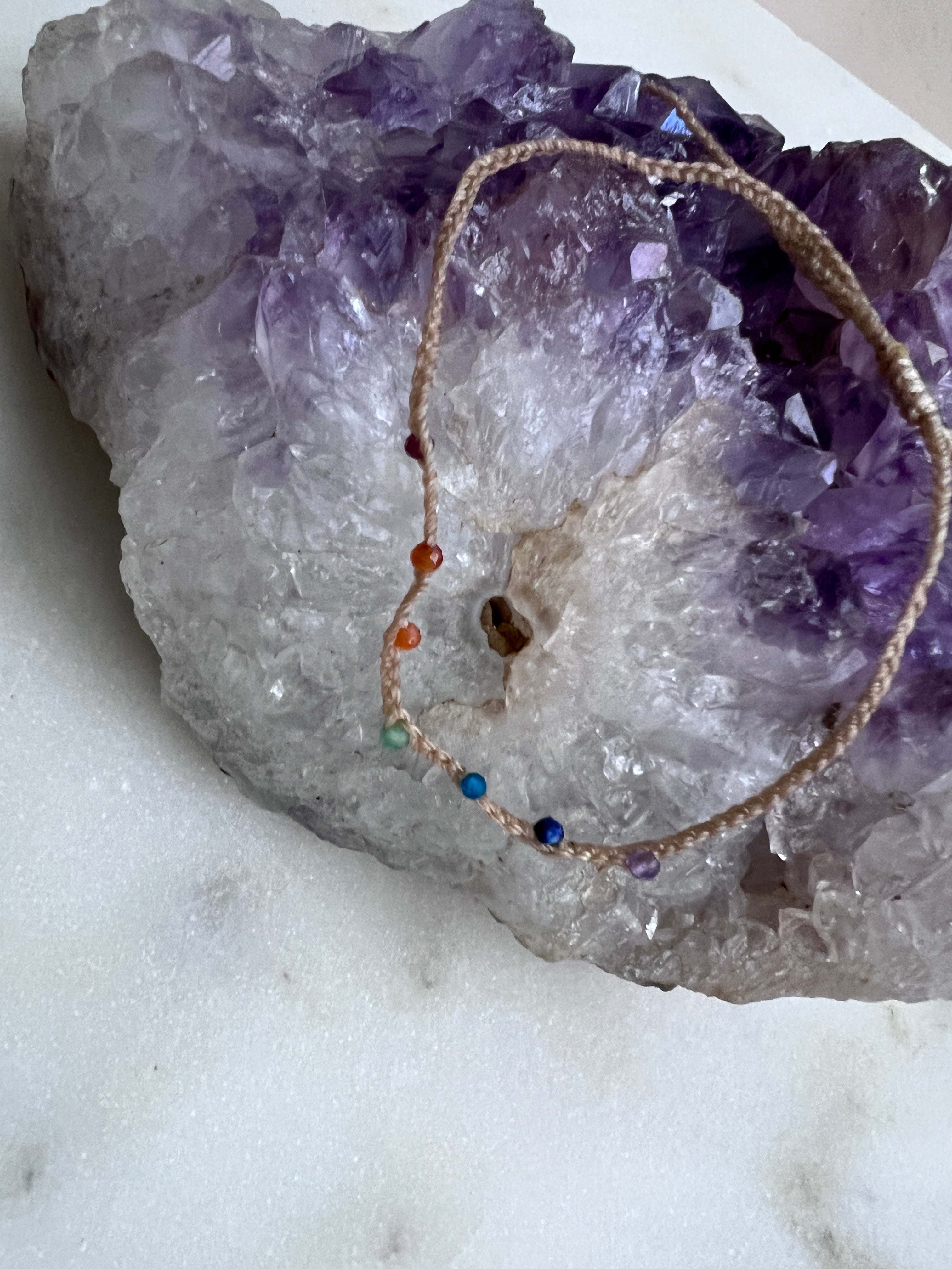 Chakra stone Crochet Bracelet | Bracelets