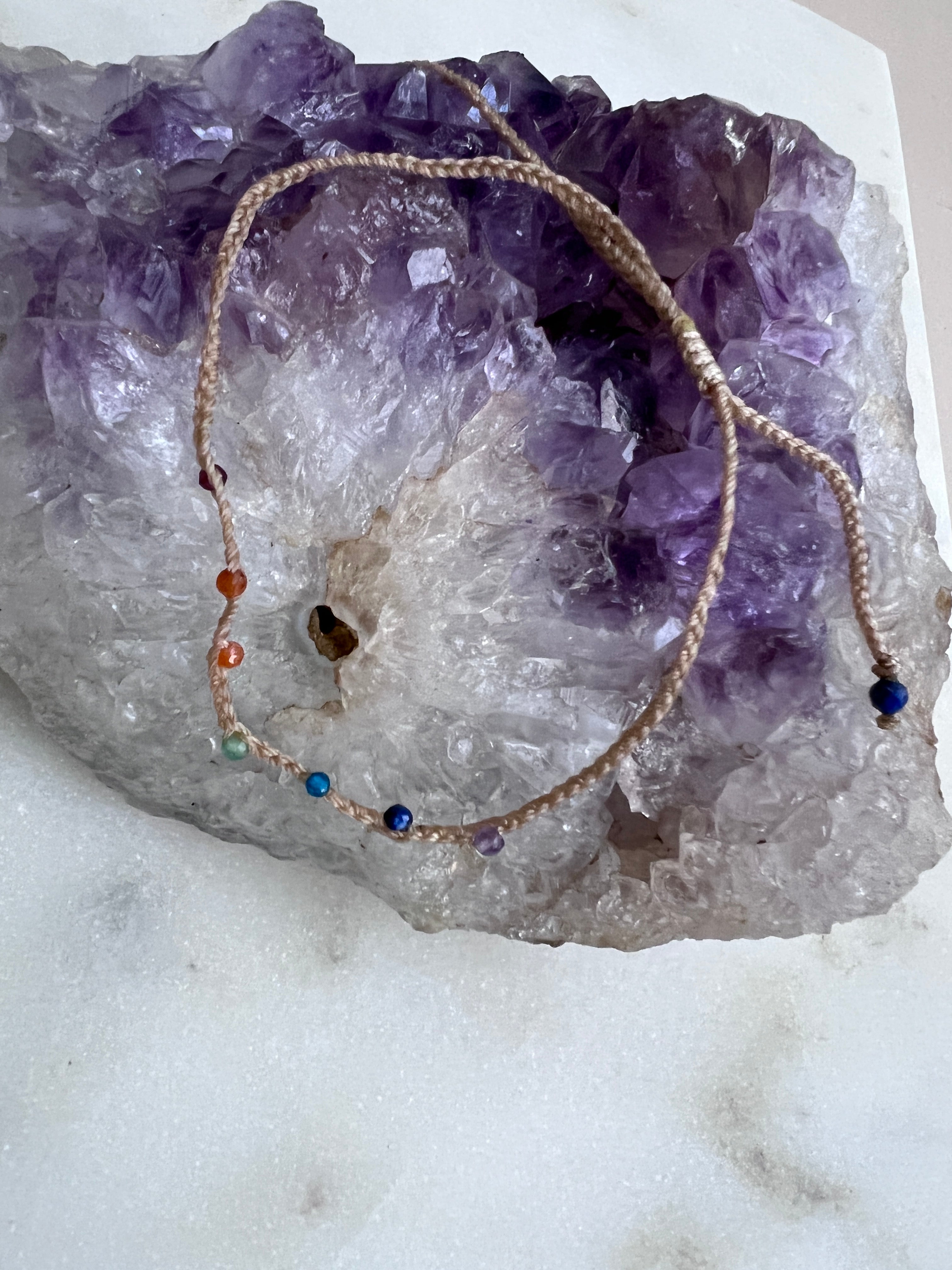 Chakra stone Crochet Bracelet | Bracelets