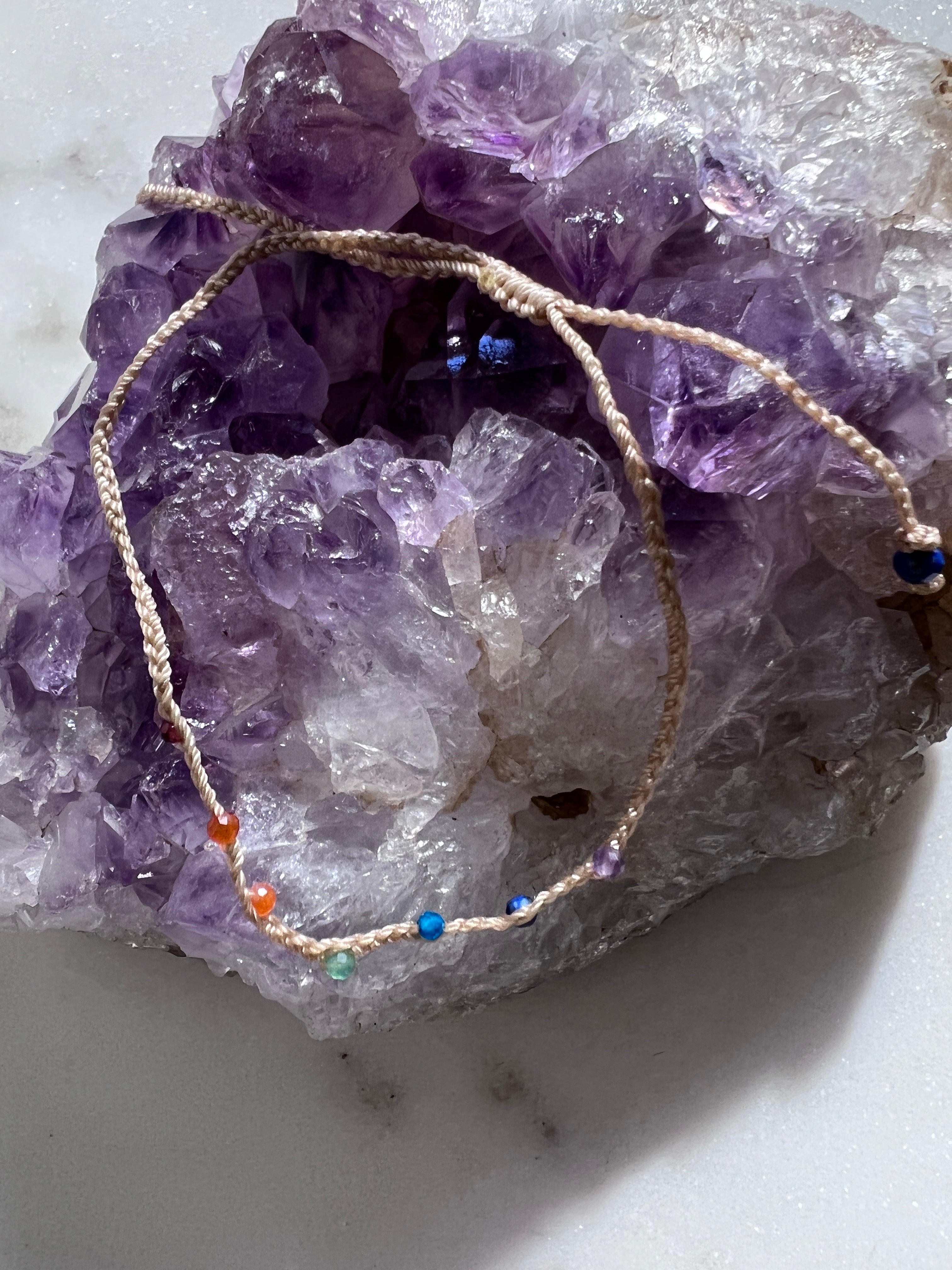 Chakra stone Crochet Bracelet | Bracelets