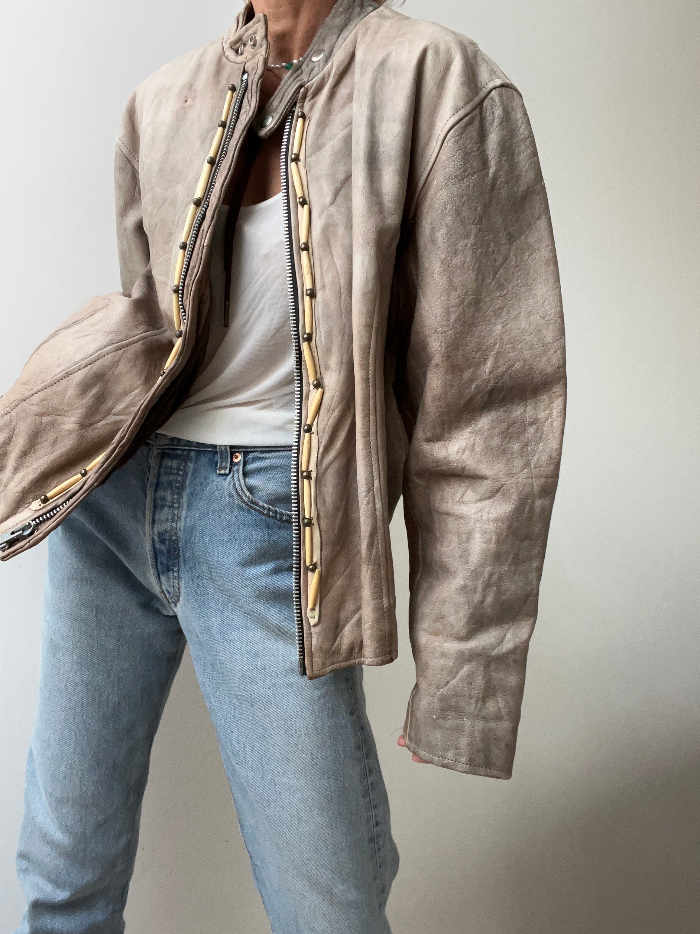 The Wolf Beaded Jacket | Jackets