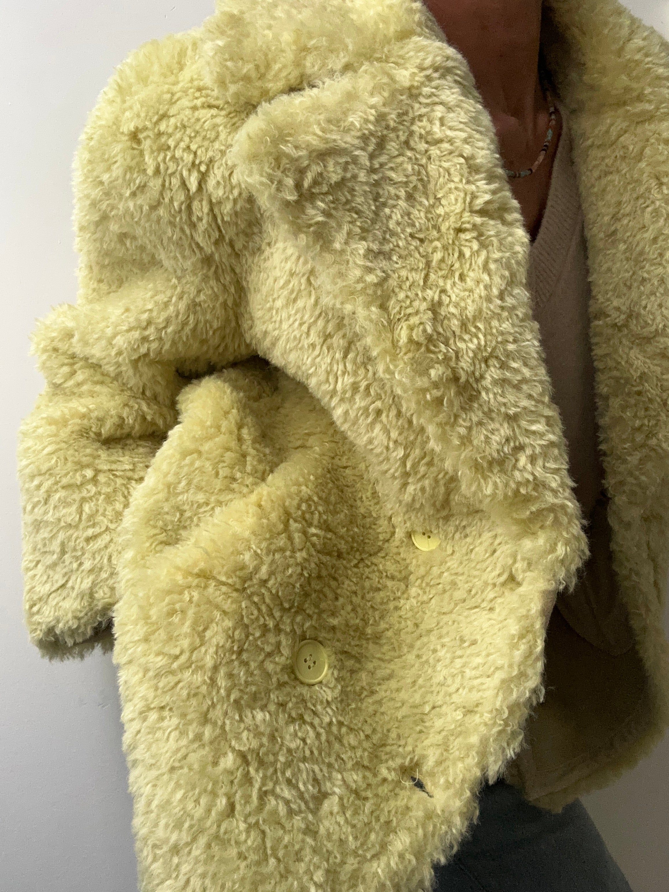 Future Nomads Jackets One Size Fluffy Jacket Lime