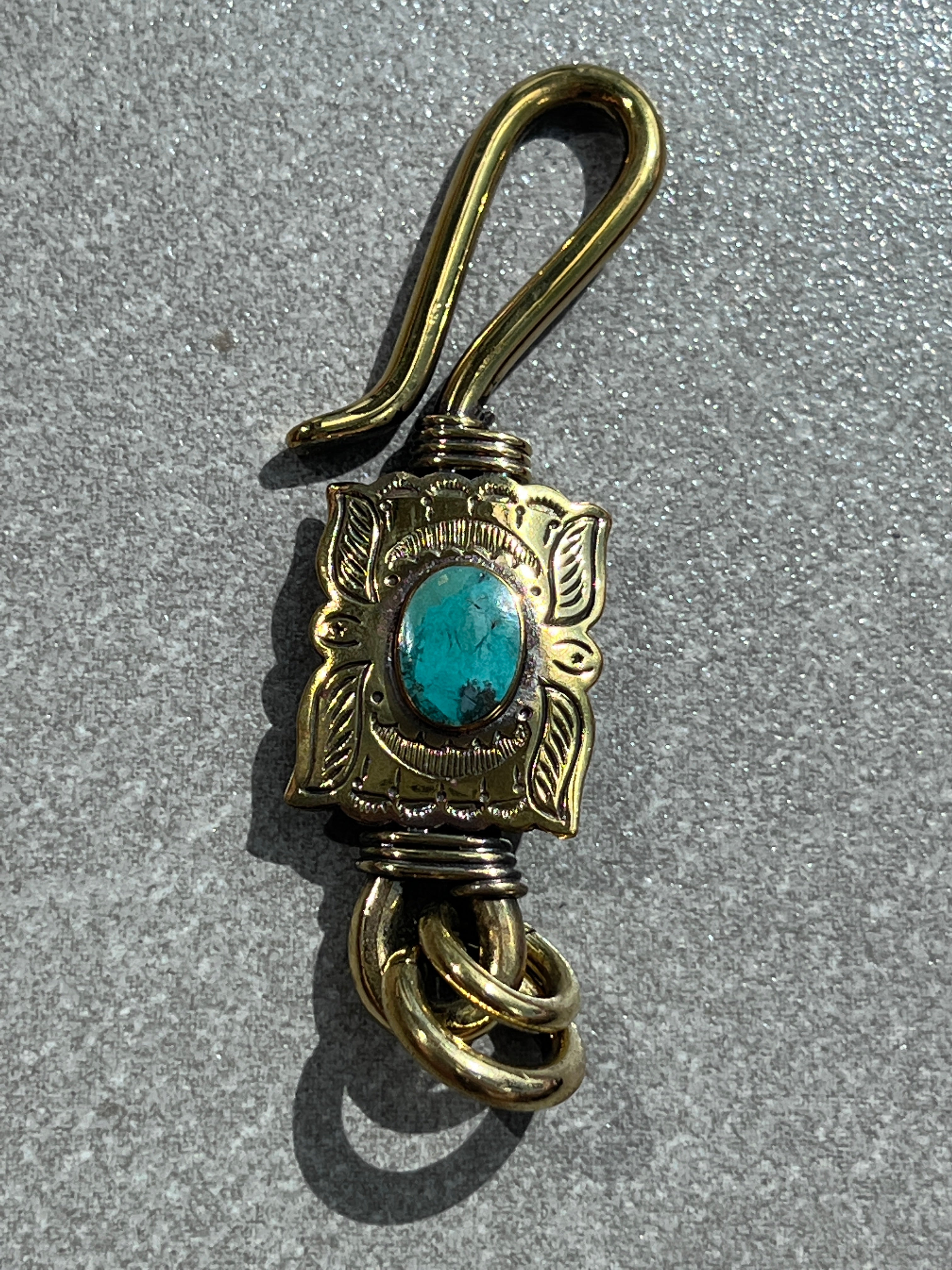 Future Nomads Key Rings Key Ring Square Turquoise