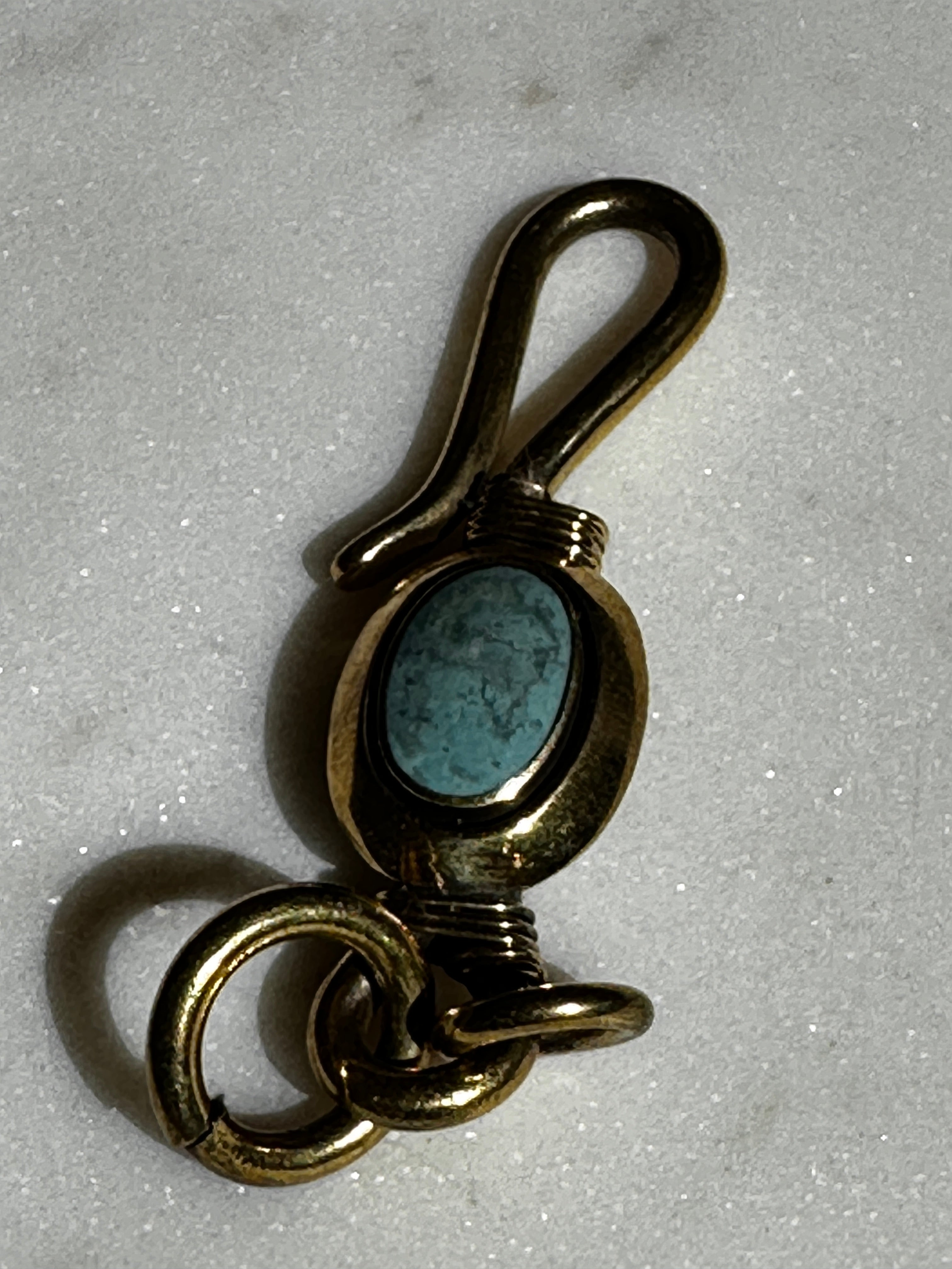 Future Nomads Key Rings Key Ring Turquoise Oval