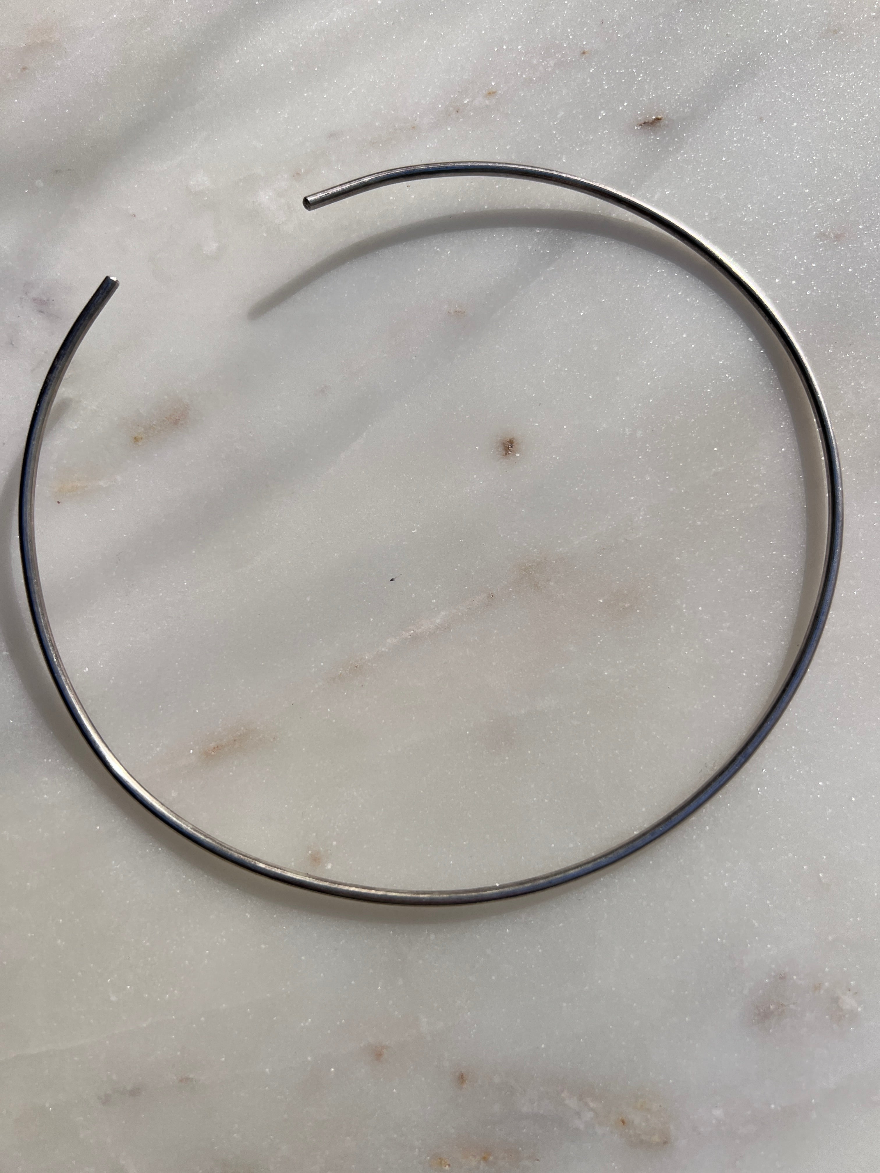 Future Nomads Necklaces Plain Silver Choker